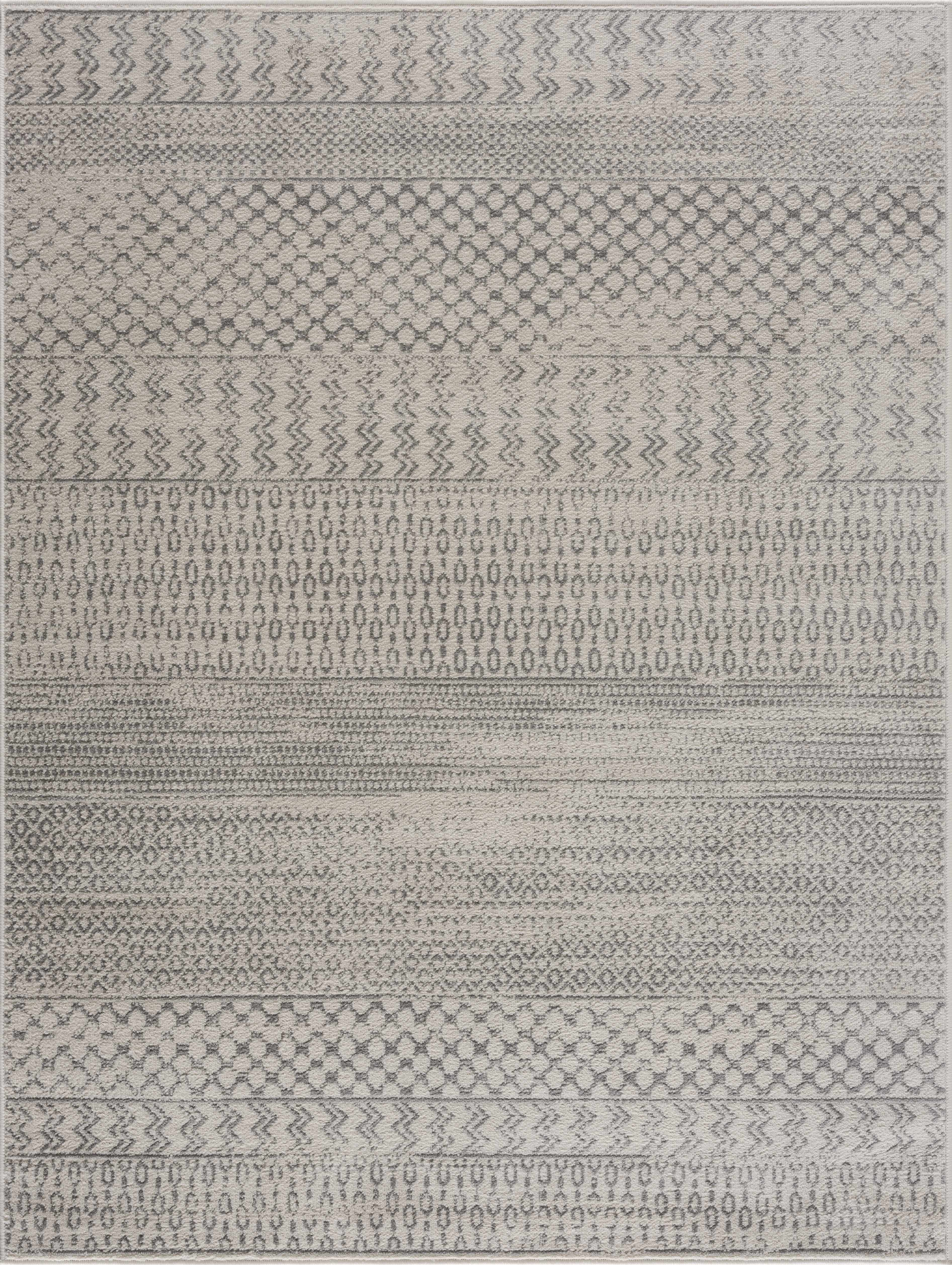 Tigri Aztec Ivory & Gray 2318 Area Rug - Decor Addict, LLC