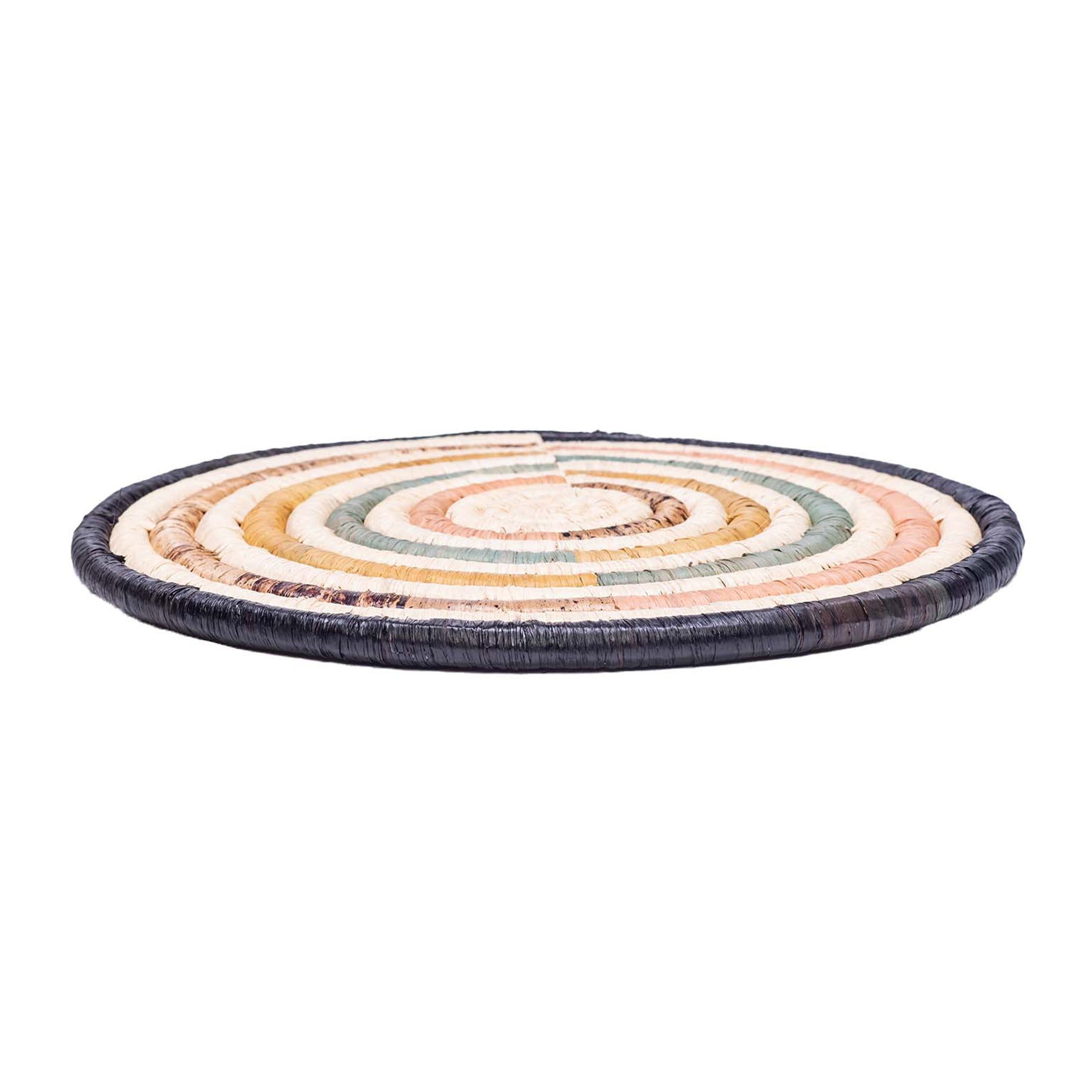 10" Peach & Banana Bark Striped Trivet - Decor Addict, LLC