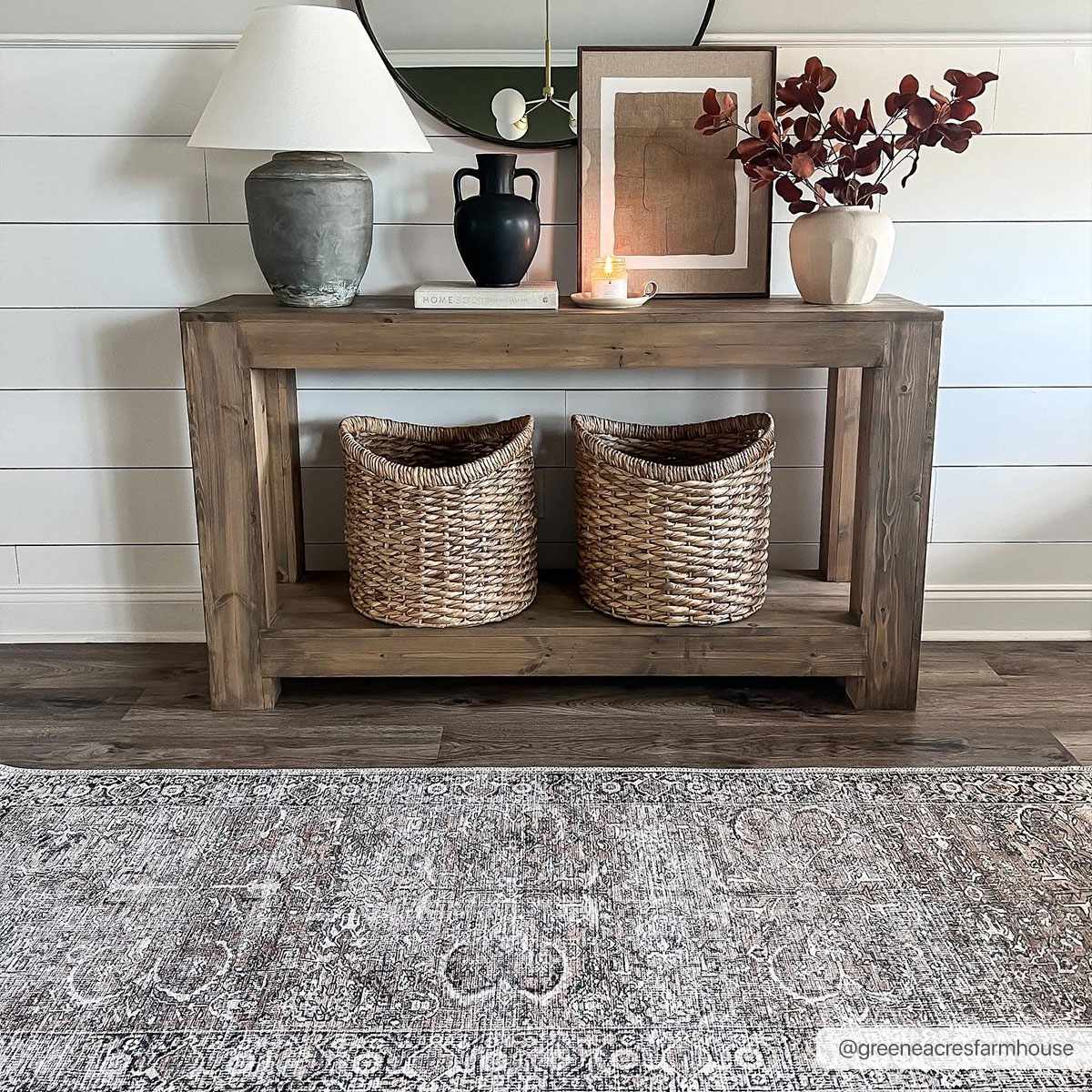 Tan Jill Vintage Washable Area Rug - Decor Addict, LLC