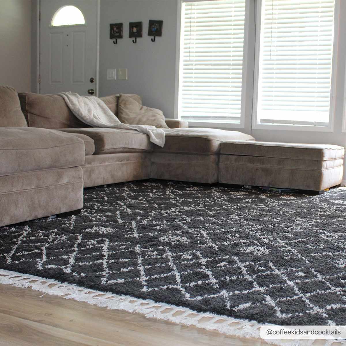 Godalming Black Plush Carpet - Decor Addict, LLC