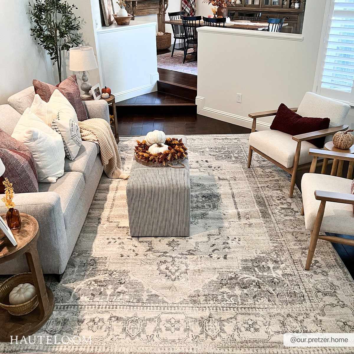 Tigried Ivory & Gray 2315 Area Rug - Decor Addict, LLC