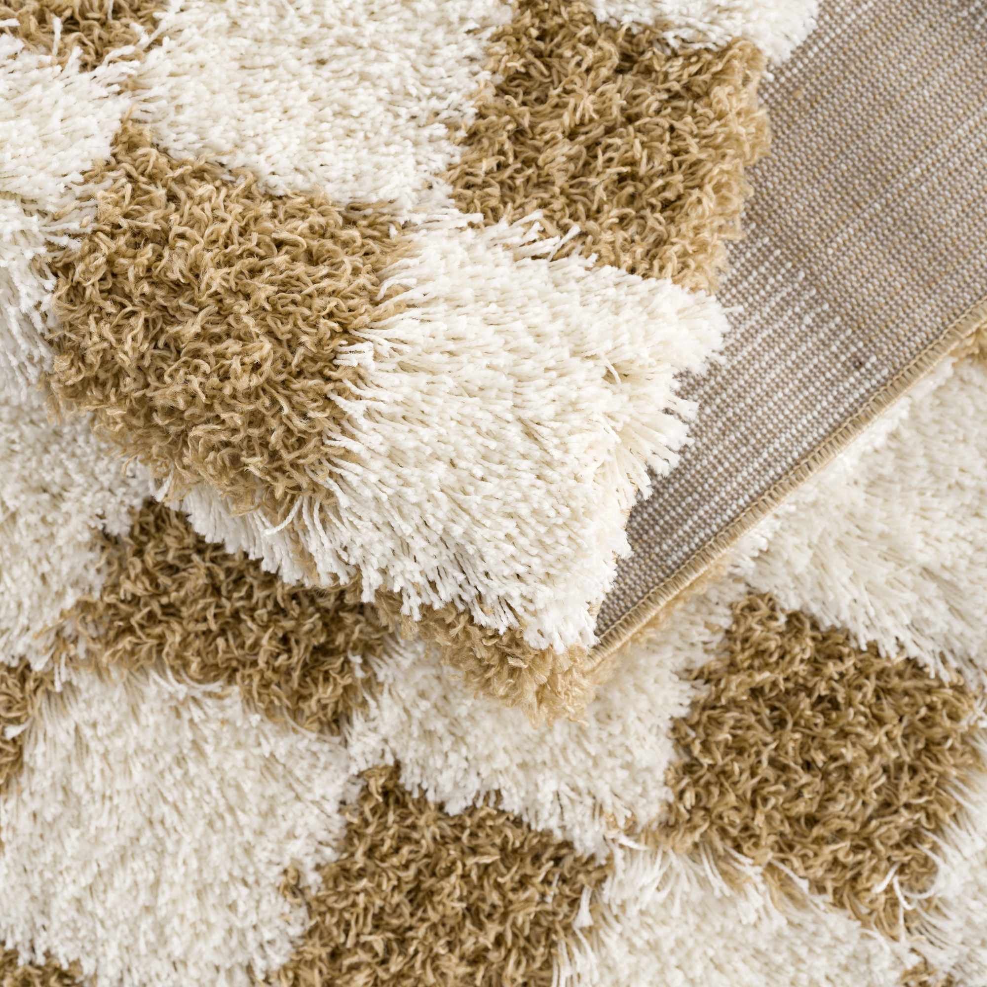 Atira Mustard Checkered Area Rug - Decor Addict, LLC