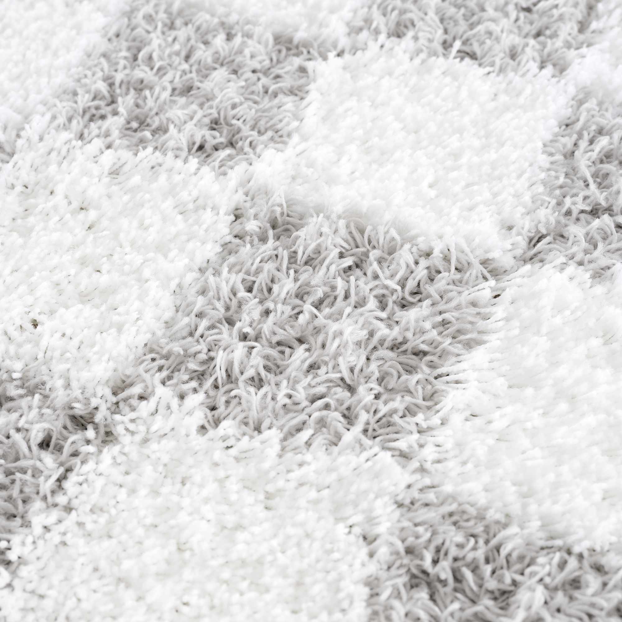 Atira Gray Checkered Area Rug - Decor Addict, LLC