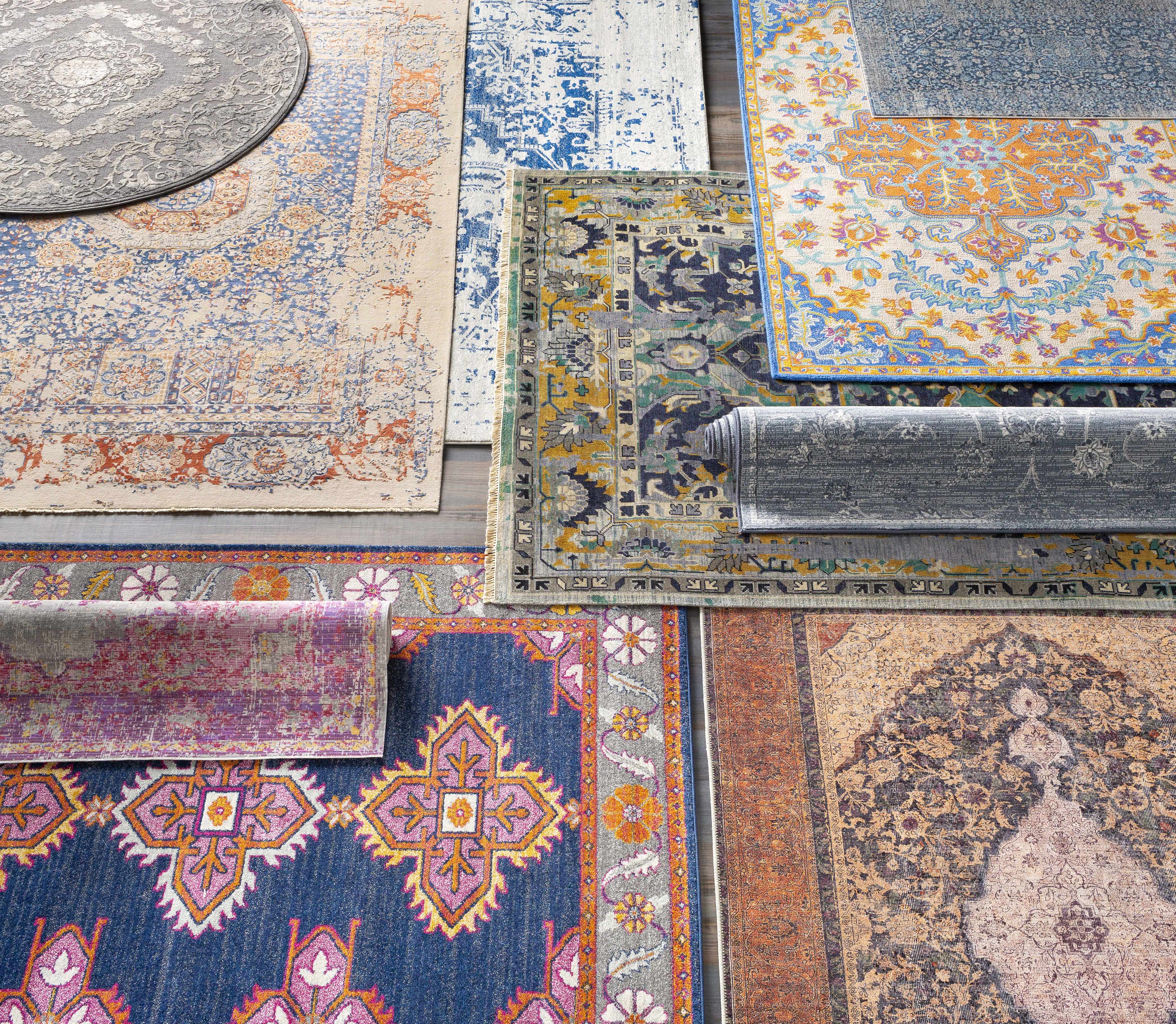 Rachel Navy Area Rug - Decor Addict, LLC