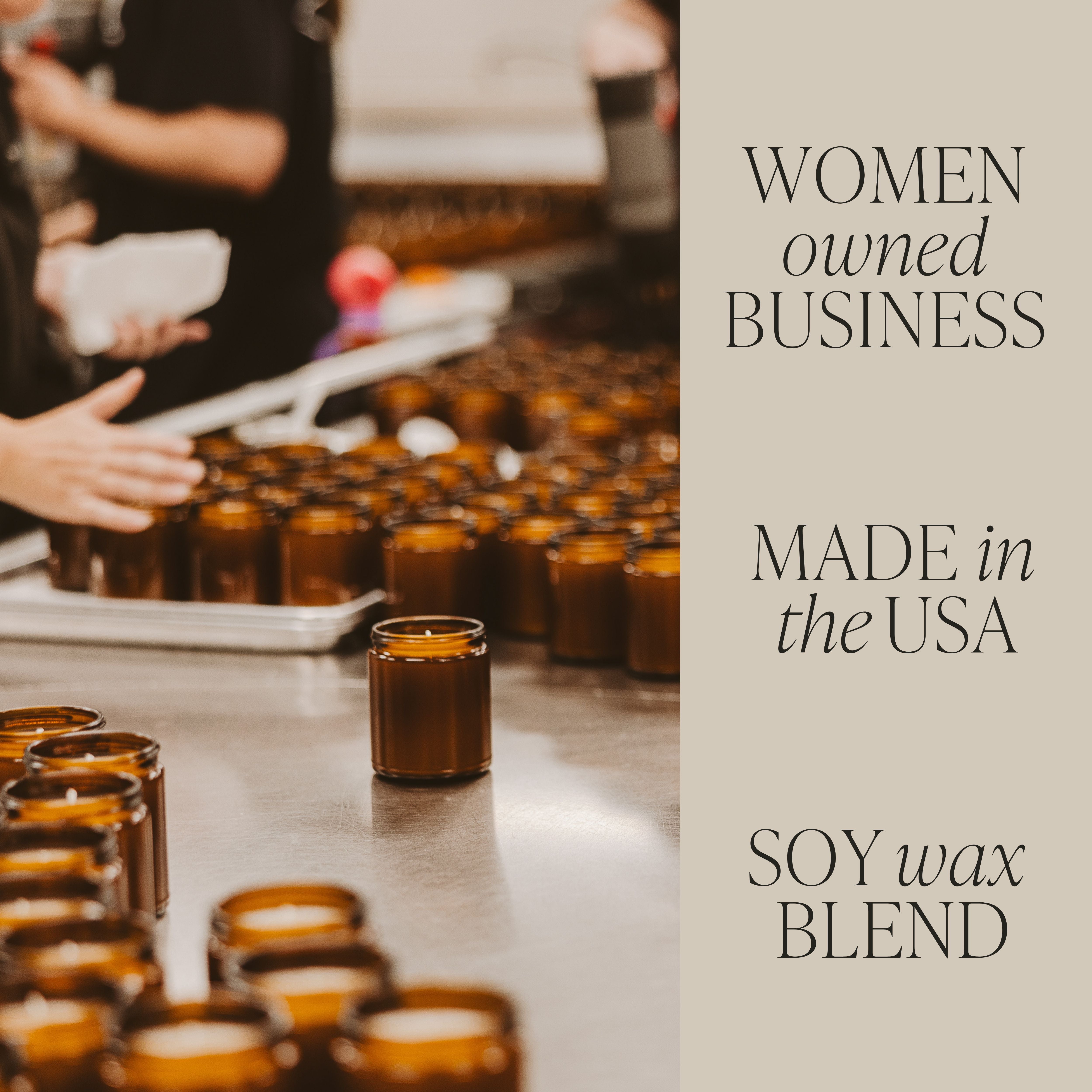 Plant Lady Soy Candle - Amber Jar - 9 oz (Wildflowers and Salt) - Decor Addict, LLC