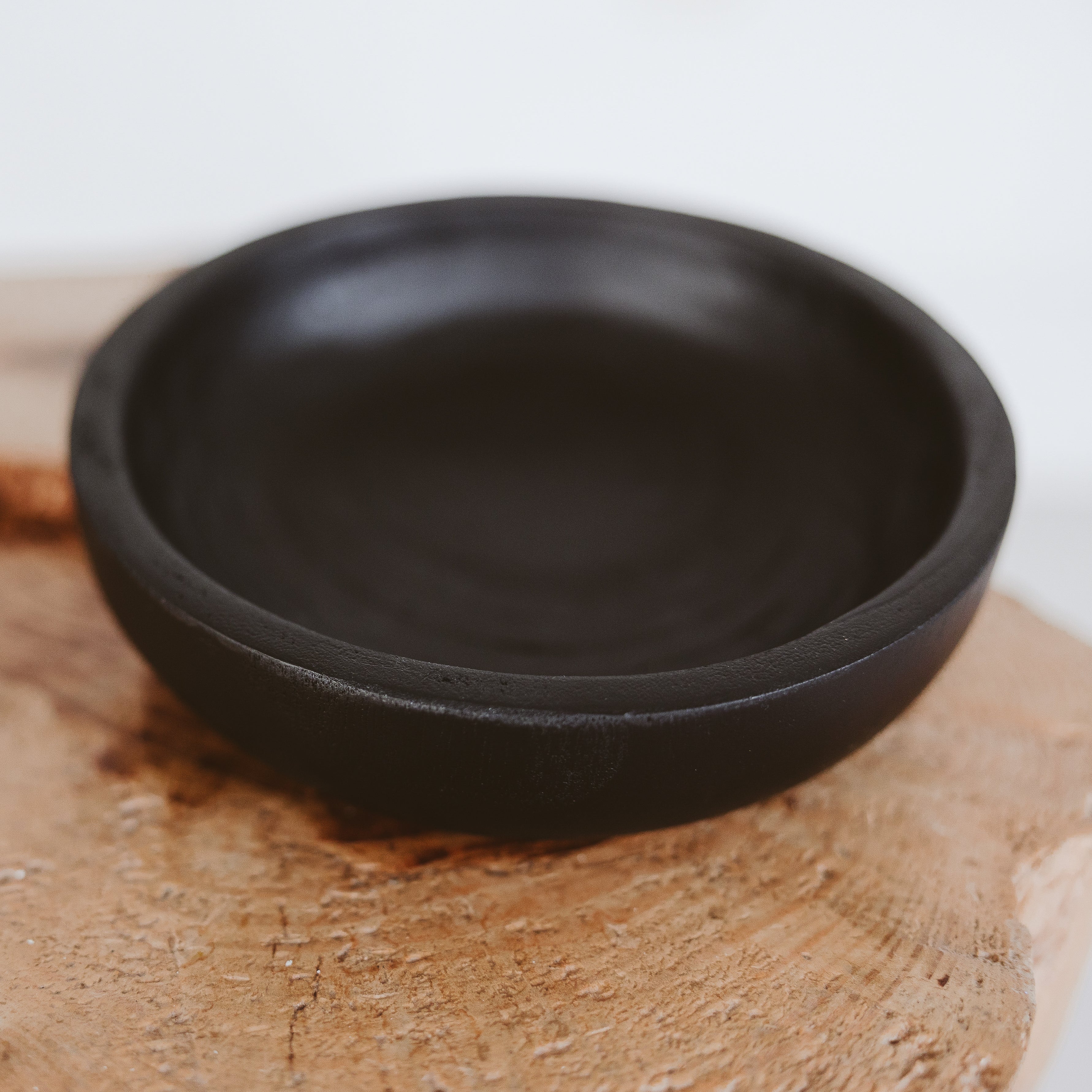 Black Decorative Wood Bowl - Decor Addict, LLC