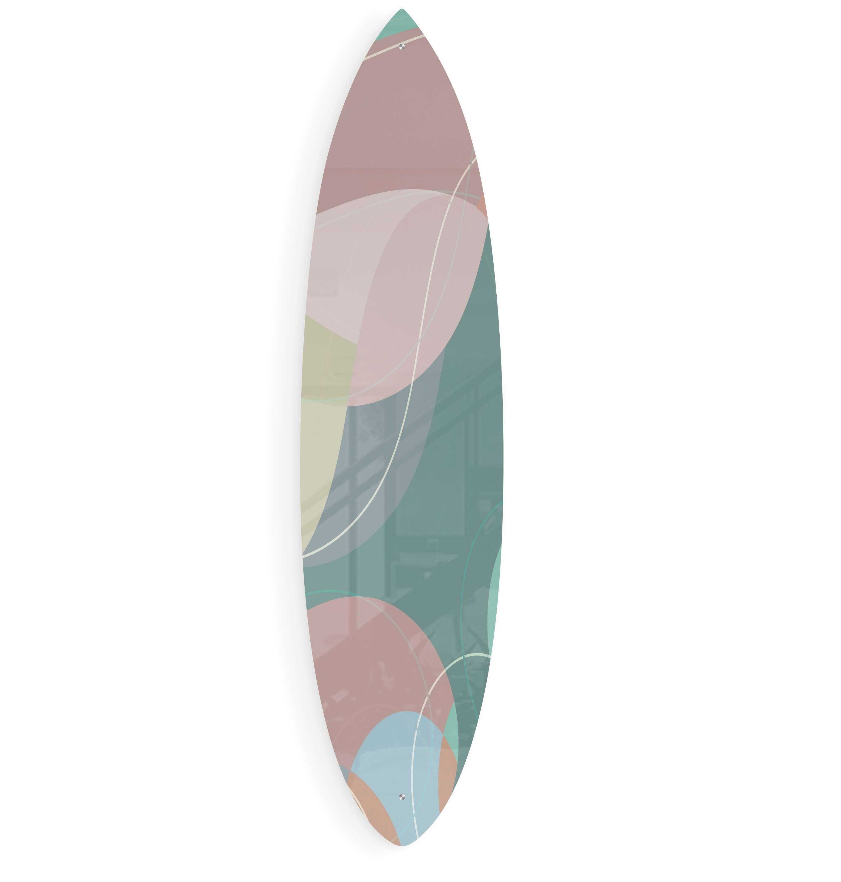 Color Palette Acrylic Surfboard Wall Art - Decor Addict, LLC
