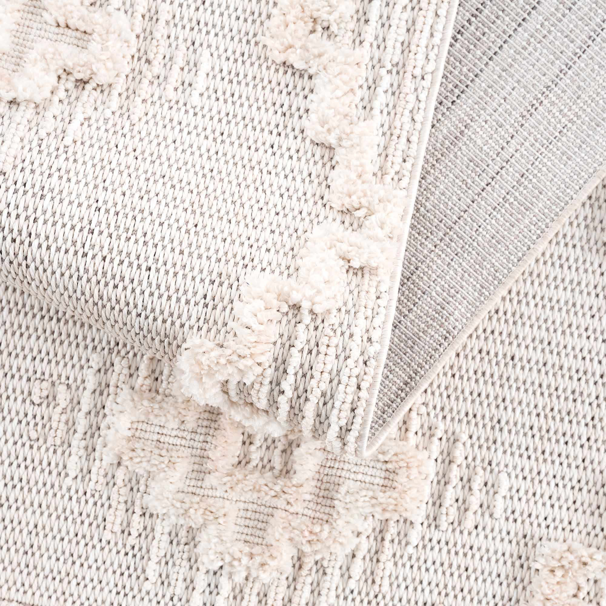 Rosales Cream High&Low Area Rug - Decor Addict, LLC