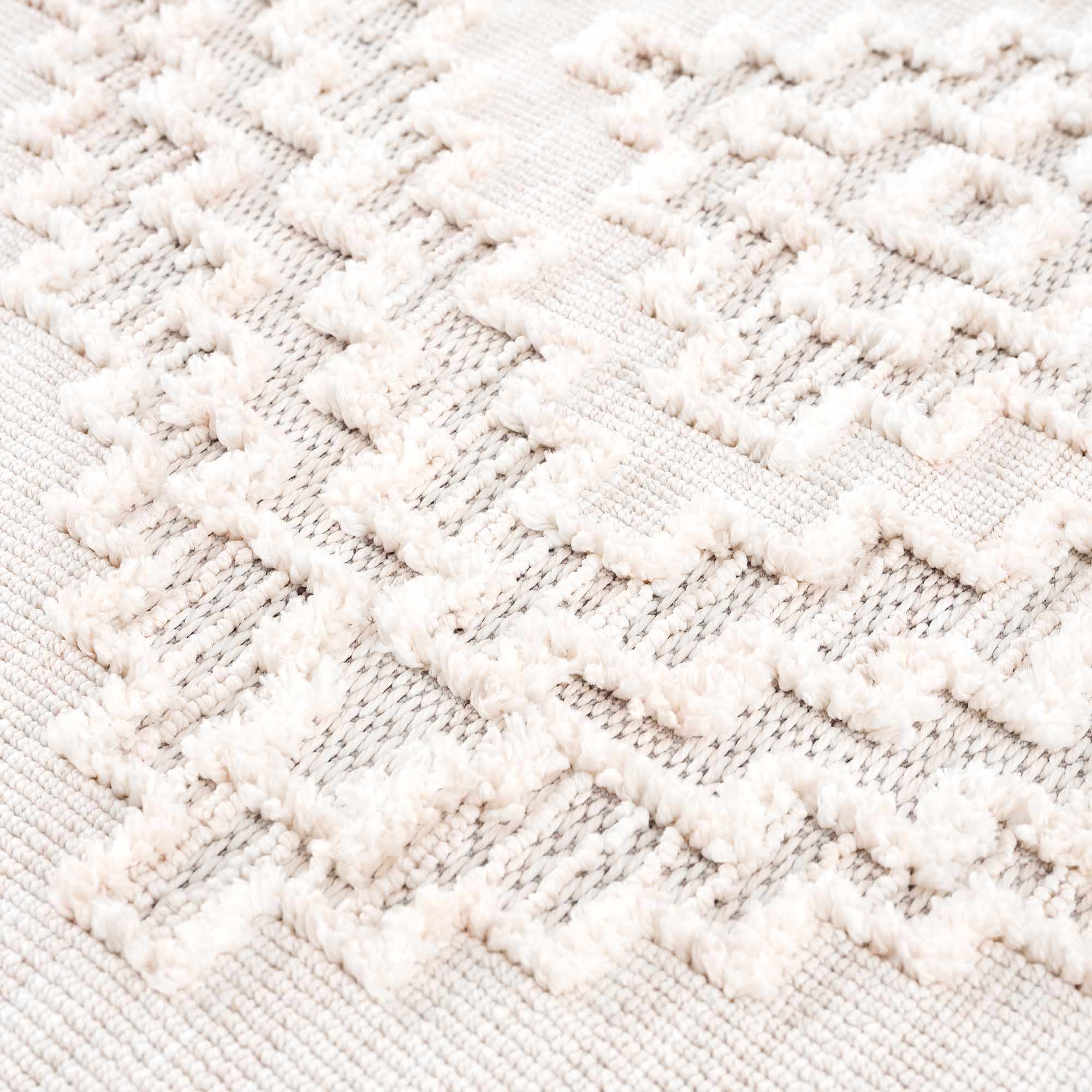 Rosales Cream High&Low Area Rug - Decor Addict, LLC