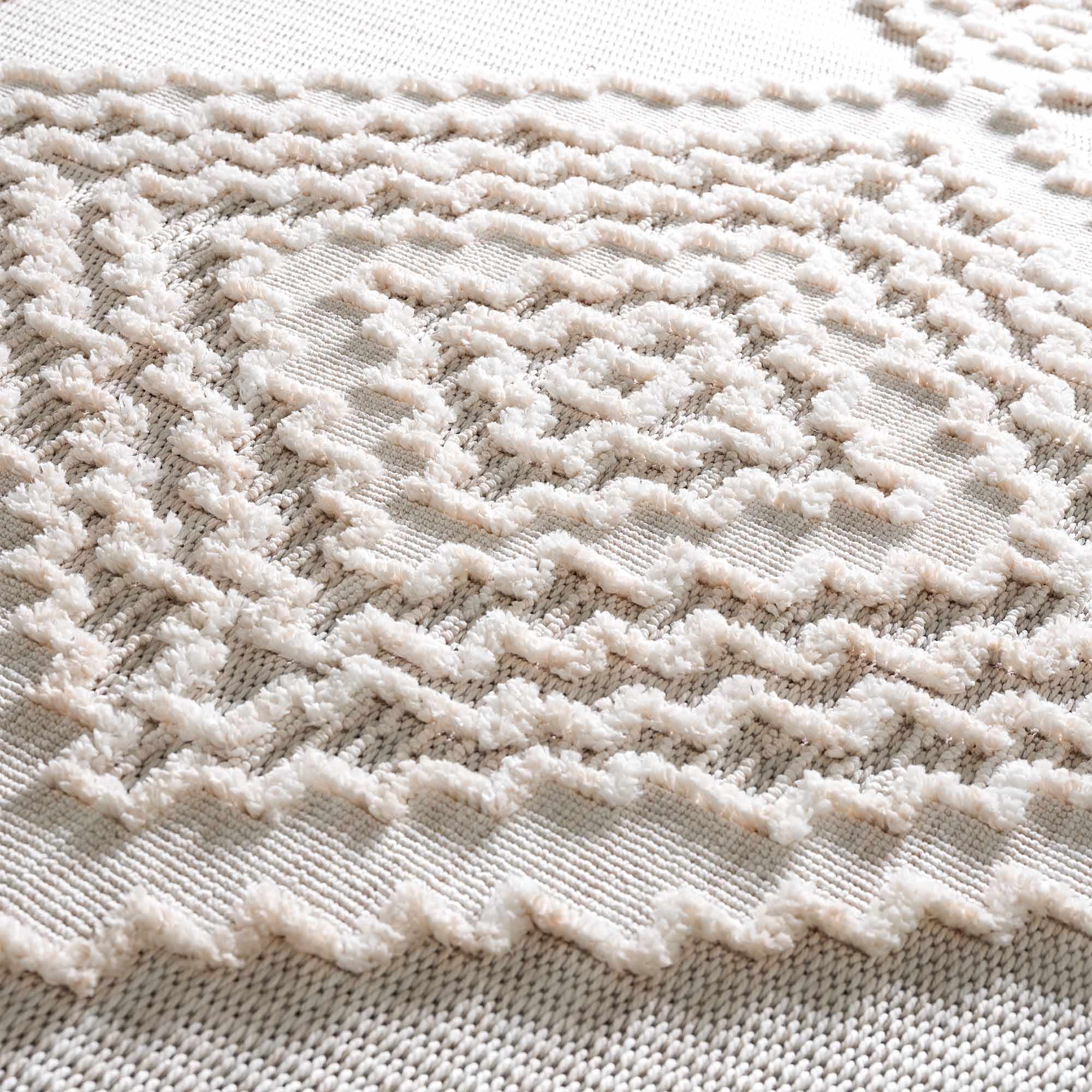 Rosales Cream High&Low Area Rug - Decor Addict, LLC