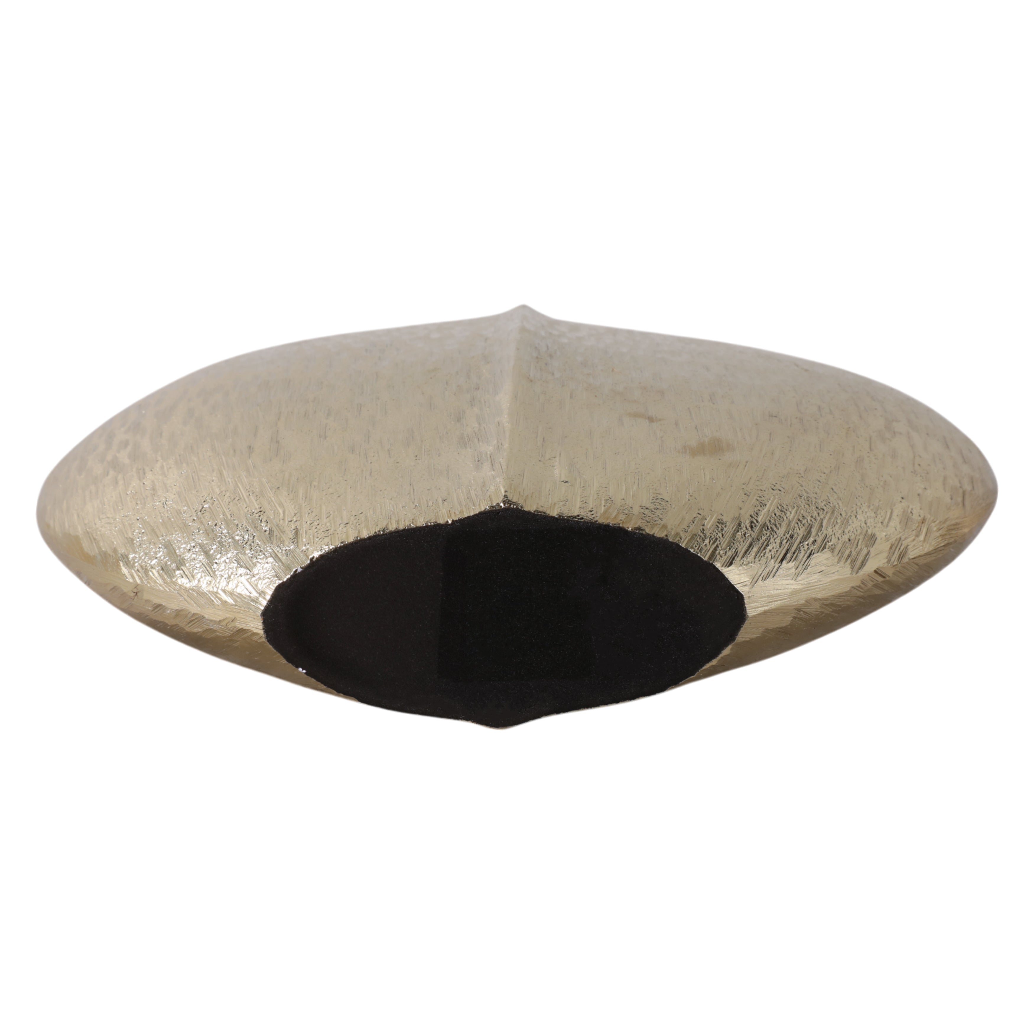 11x10" Modern Round Metal Vase, Gold - Decor Addict, LLC