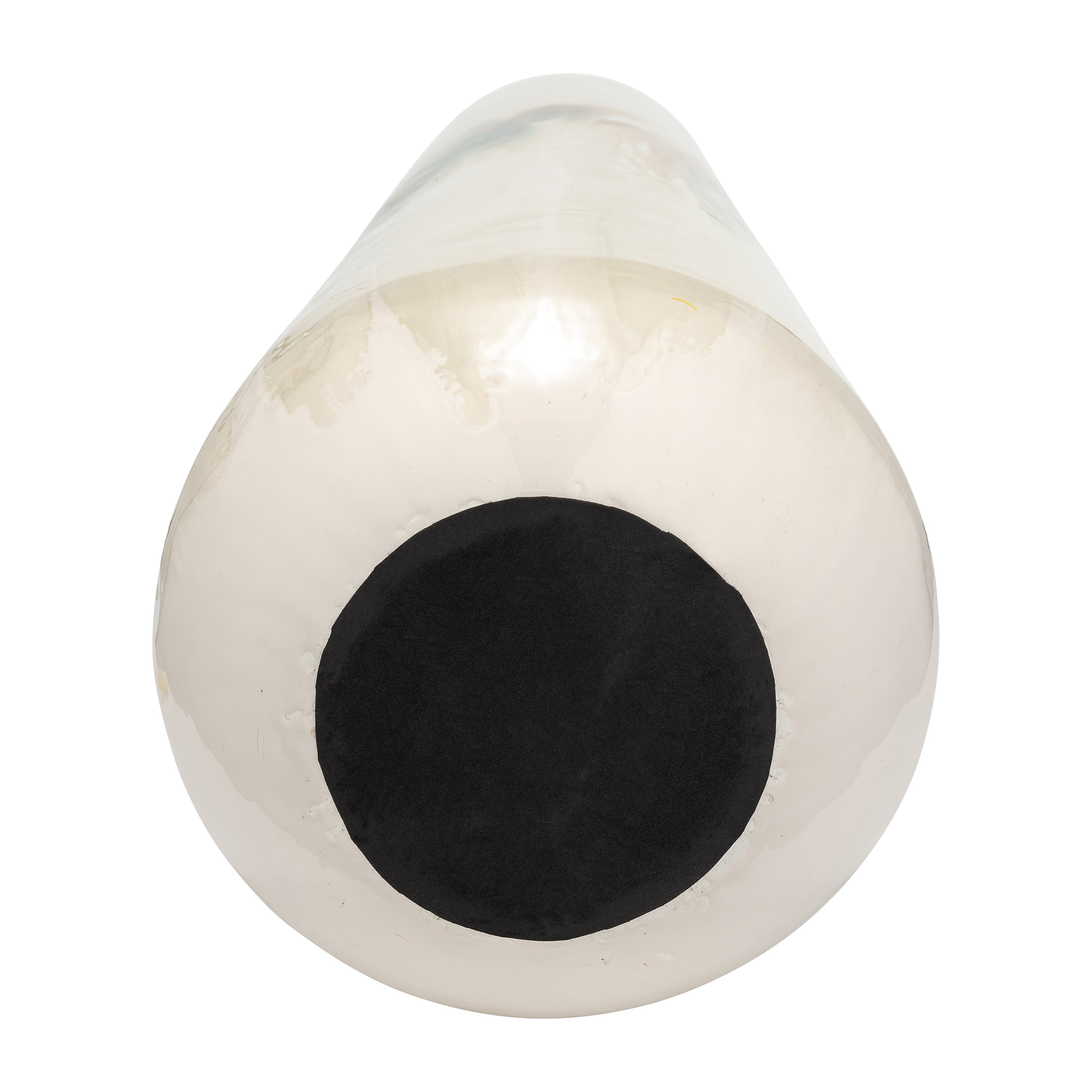 Iron,23"h,colored Stained Vase,white - Decor Addict, LLC