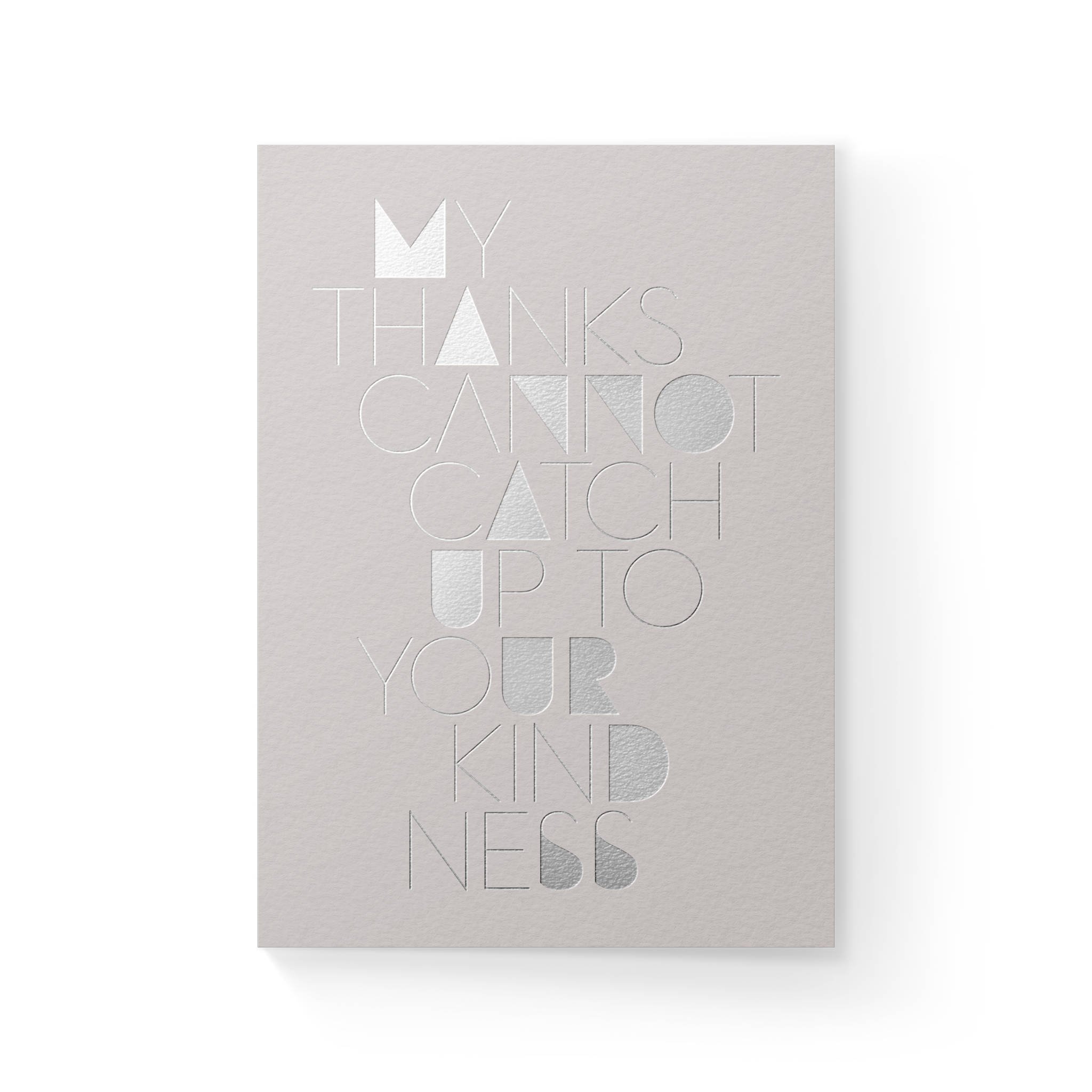 My Thanks A6 Folded Card - Decor Addict, LLC