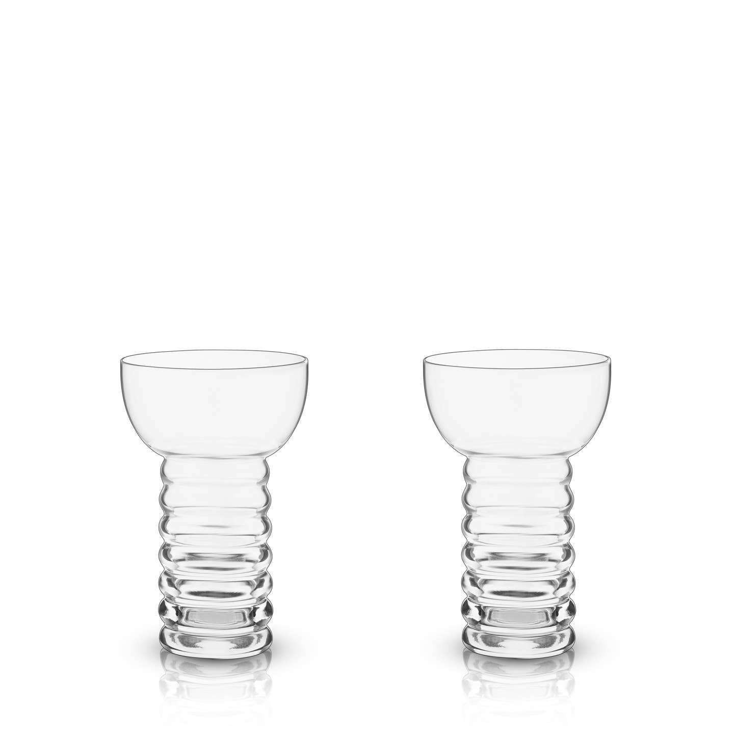 Viski Pacific™ Crystal Pearl Diver Tiki Glasses Set of 2