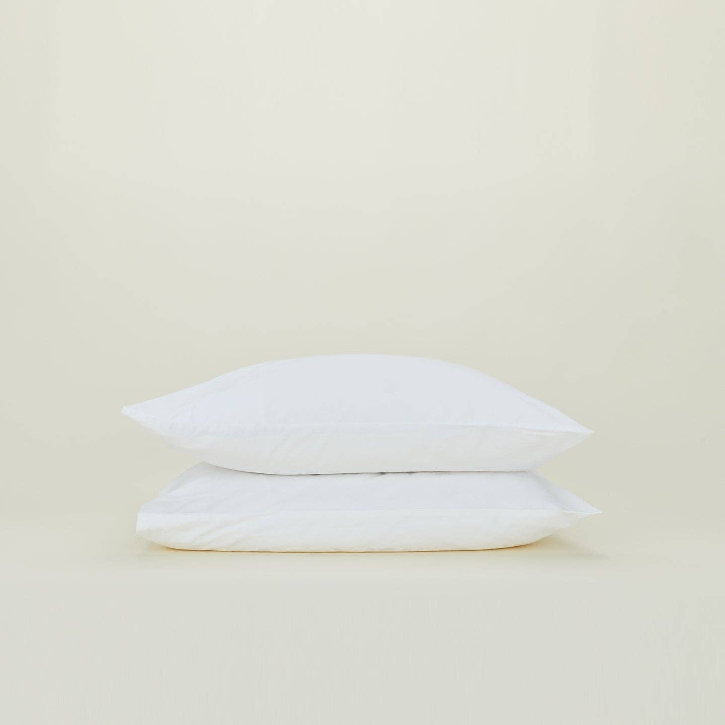ESSENTIAL PERCALE PILLOWCASES - WHITE: STANDARD - Decor Addict, LLC