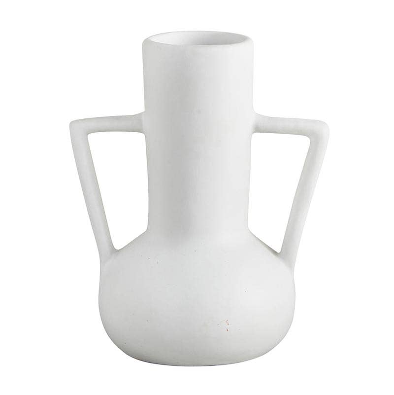 Matte White Long Vase - Decor Addict, LLC