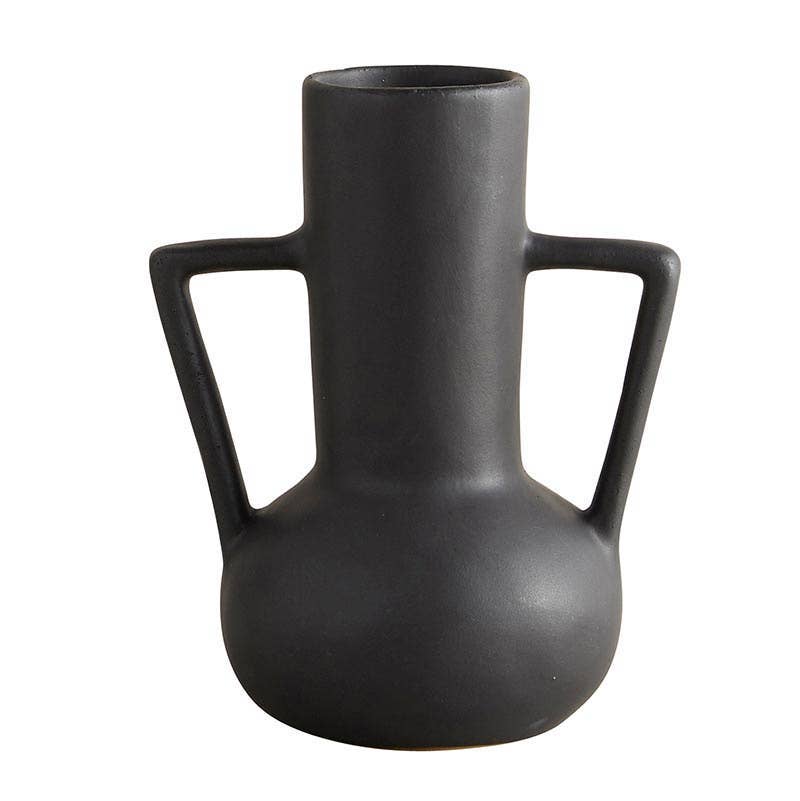 Matte Black Long Vase - Decor Addict, LLC