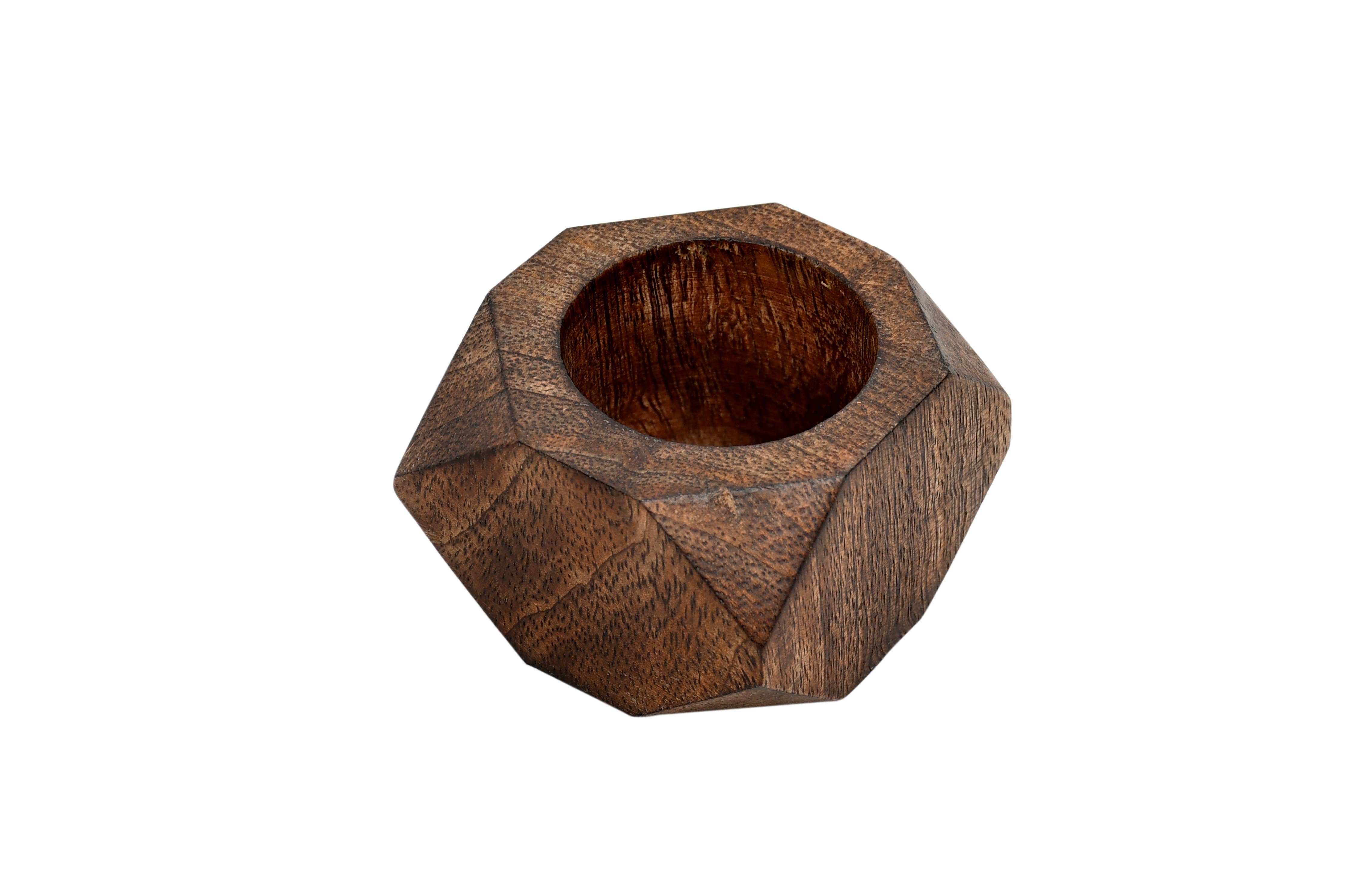 Wooden Diamond Napkin Ring - Decor Addict, LLC