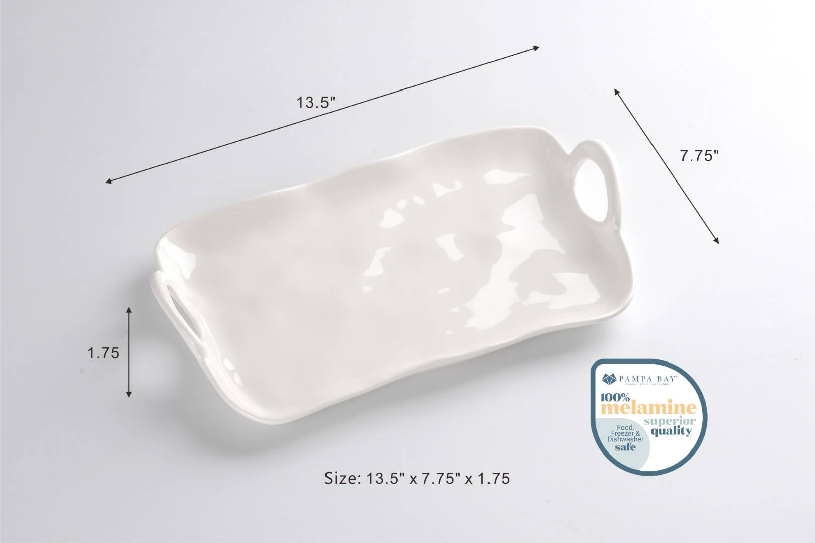 Small Platter in Shatterproof Melamine - Decor Addict, LLC