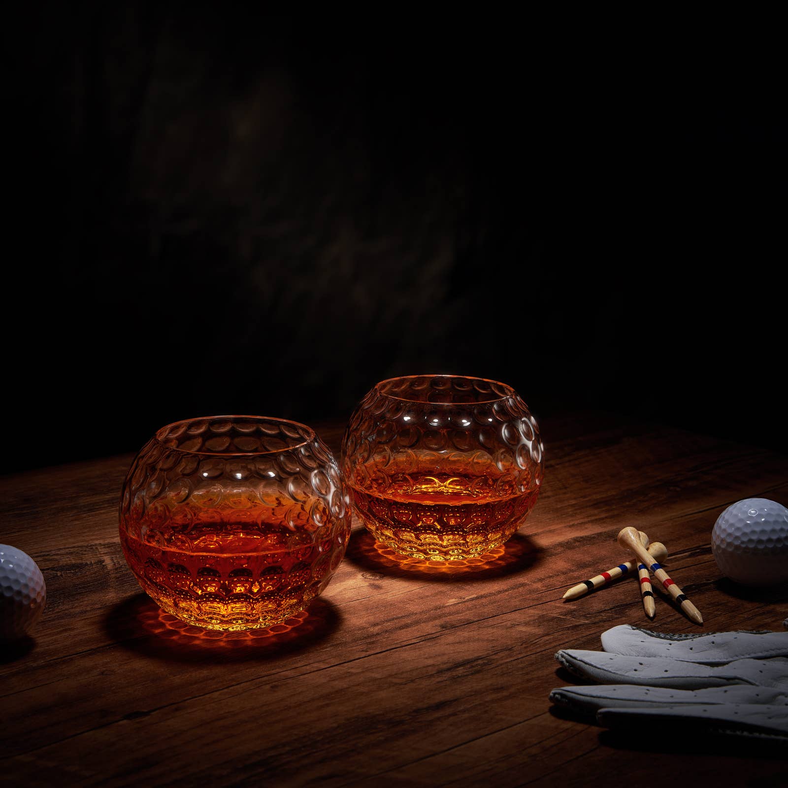 Golf Ball Whiskey Glass | Set of 2 | 450 mL - Decor Addict, LLC