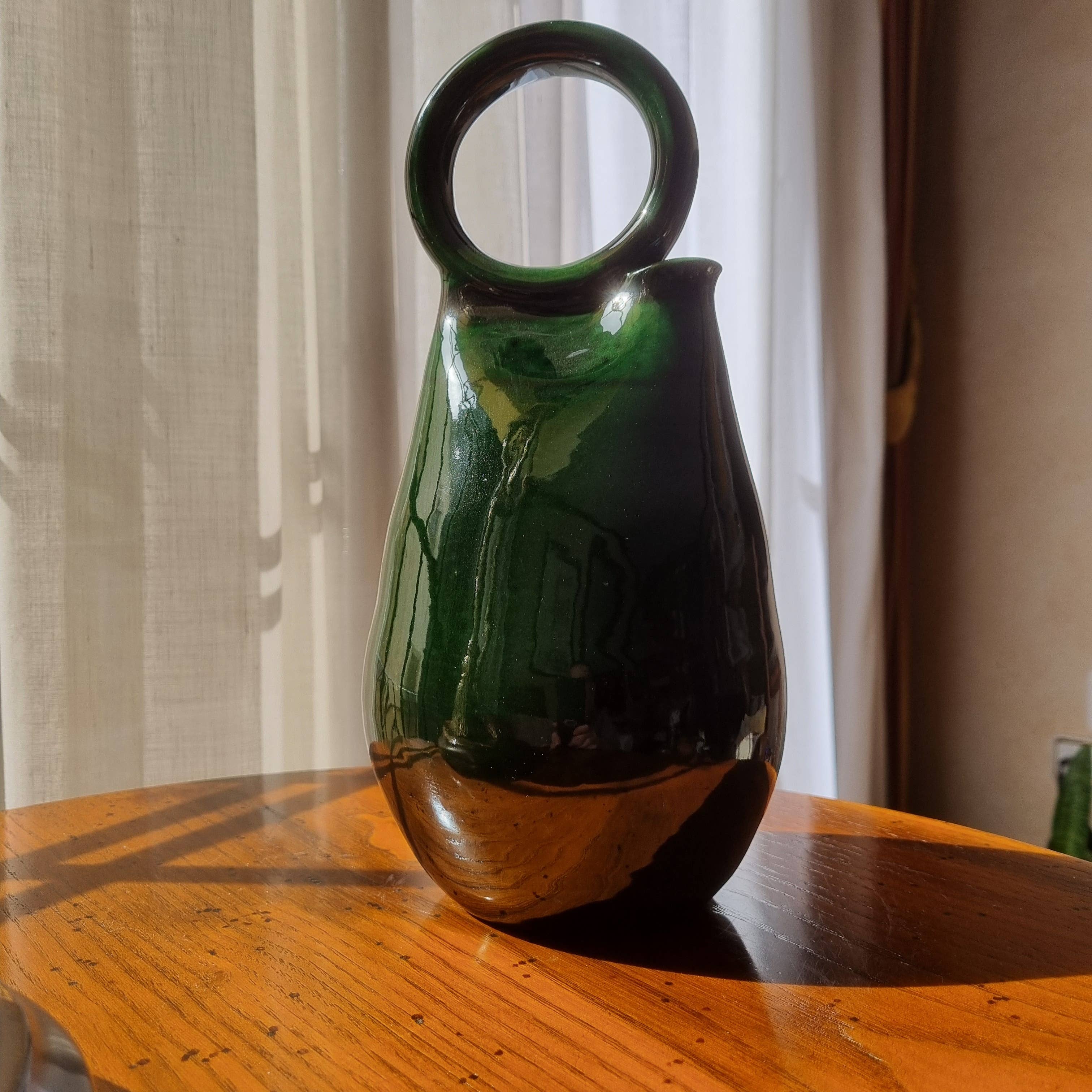 Traditional green hoop.: L - Decor Addict, LLC