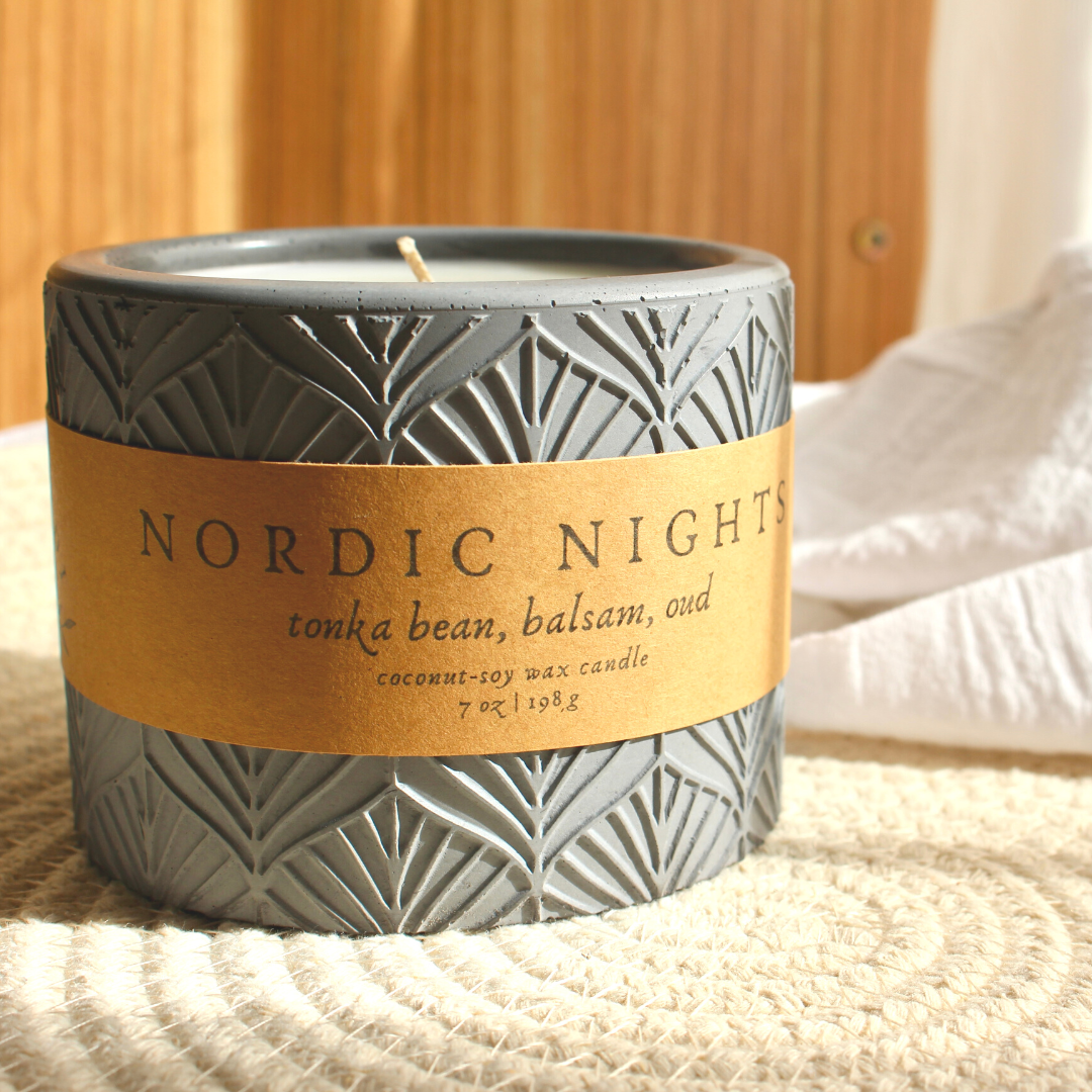 NORDIC NIGHTS CANDLE (Refillable) - Decor Addict, LLC