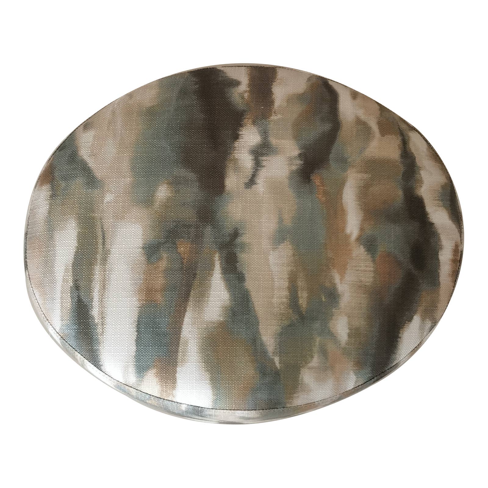 Zoe Oval Accent Ottoman Foot Stool