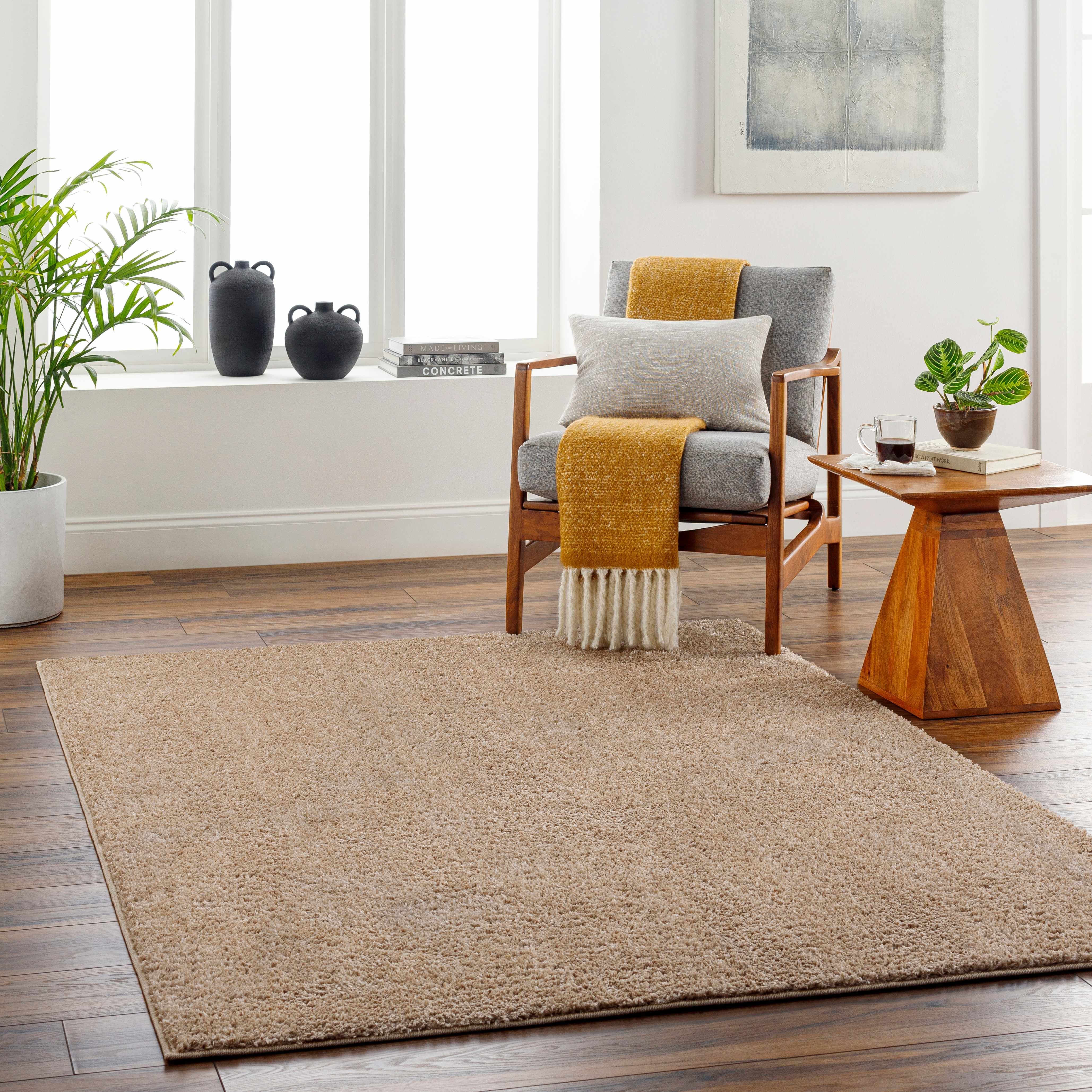 Judy Brown Washable Area Rug - Decor Addict, LLC