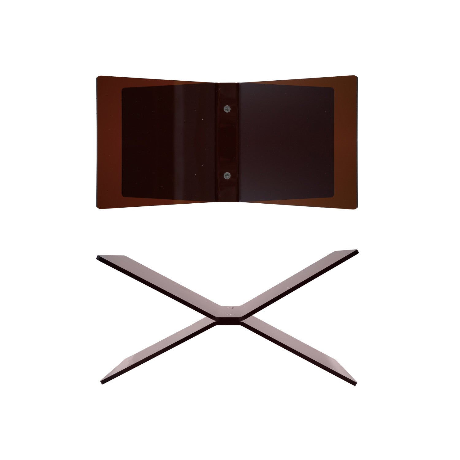 Acrylic Book Holder, Amber Color, KD