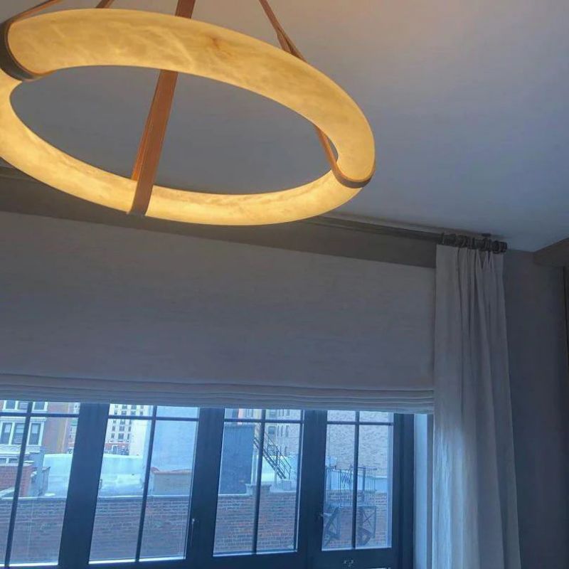 Aktis Alabaster Pendant Light - Decor Addict, LLC
