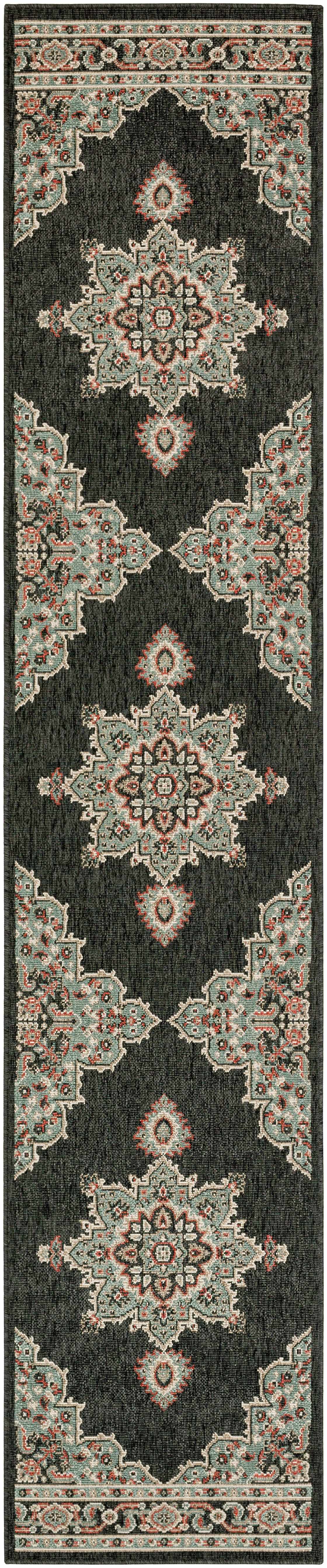 Roseglen Brown Medallion Area Rug - Decor Addict, LLC