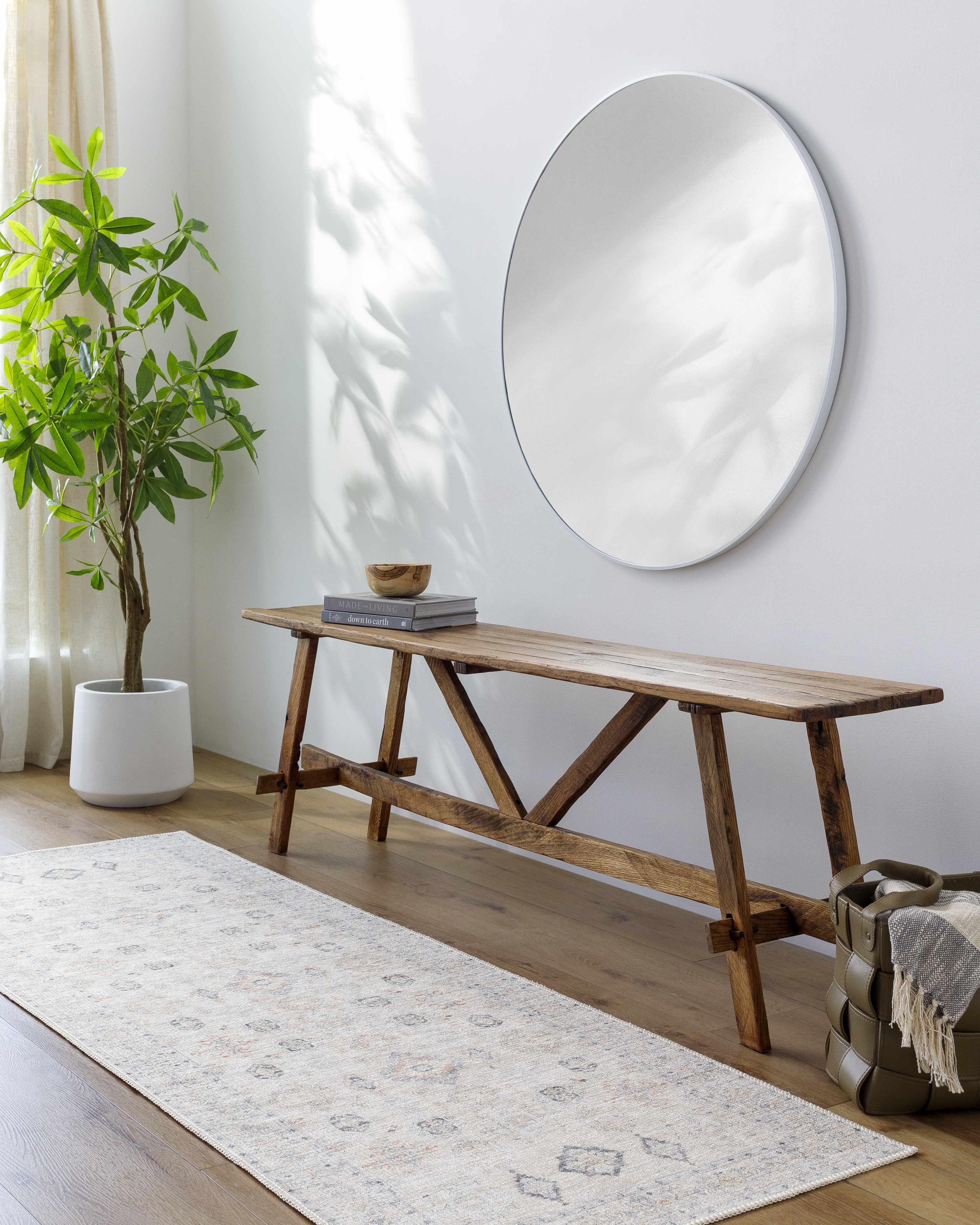 Beige Beckett Vintage Washable Area Rug - Decor Addict, LLC