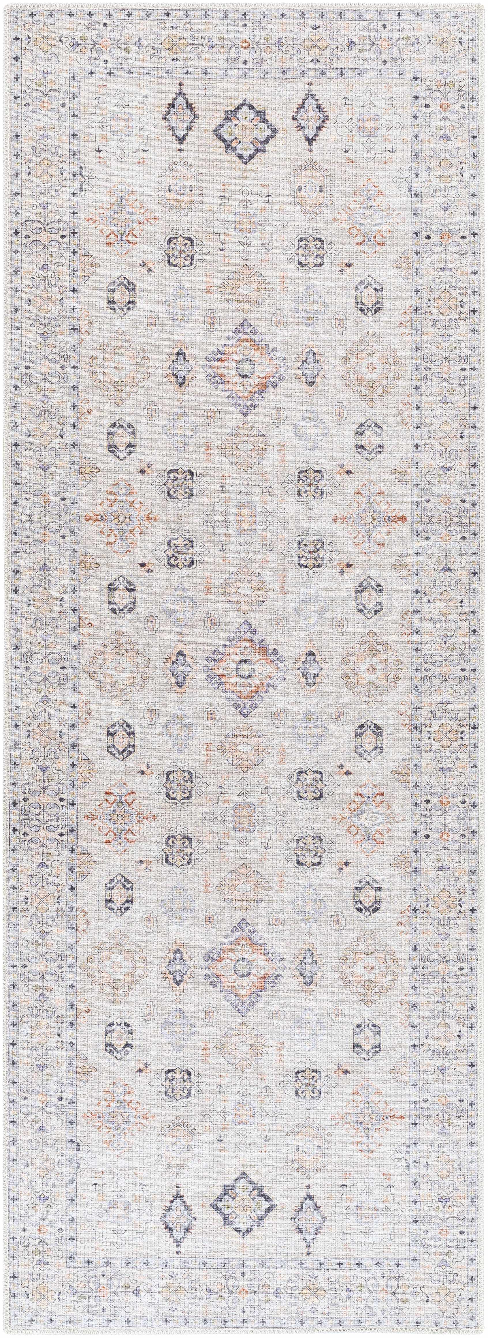 Beige Beckett Vintage Washable Area Rug - Decor Addict, LLC