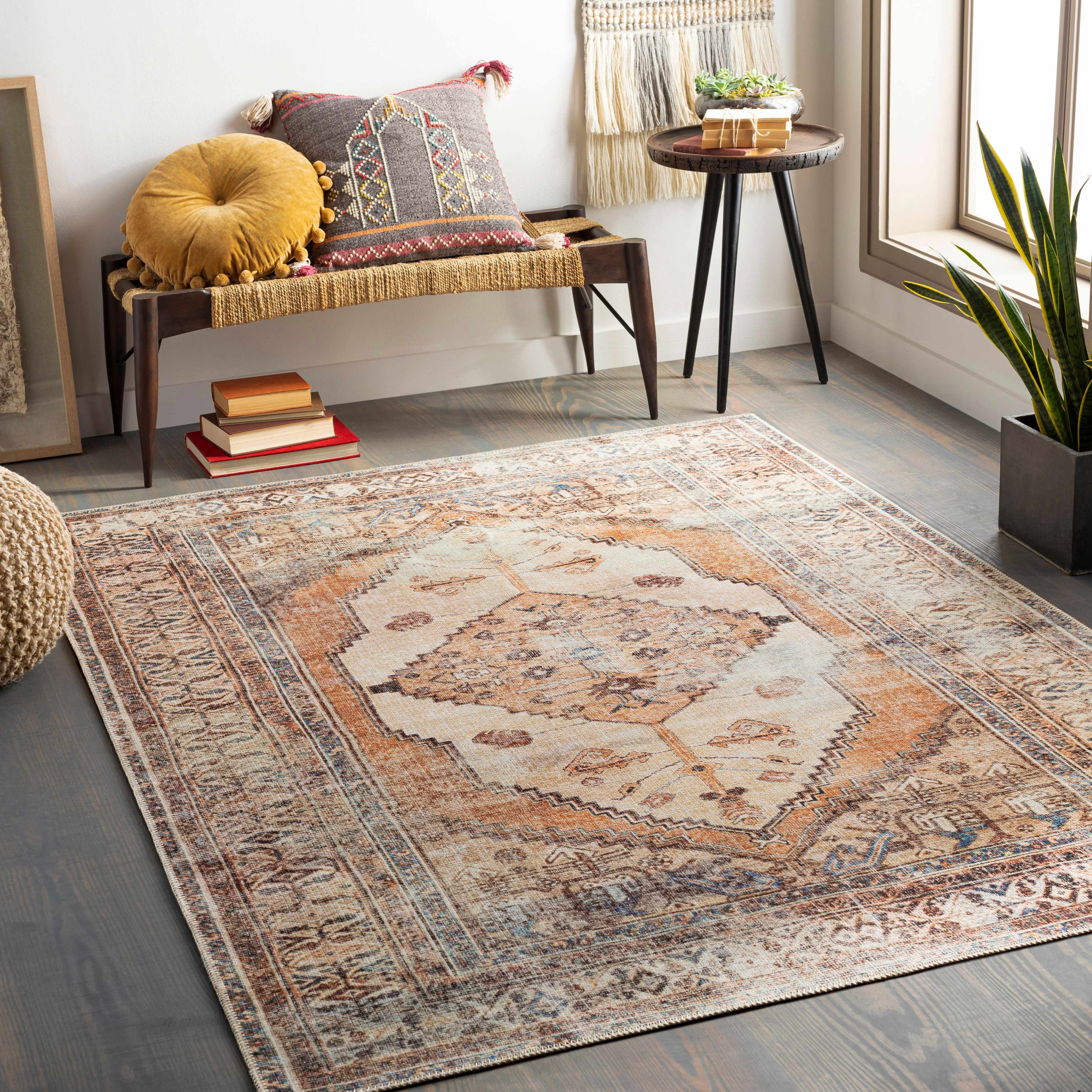 Arncliffe Washable Area Rug - Decor Addict, LLC