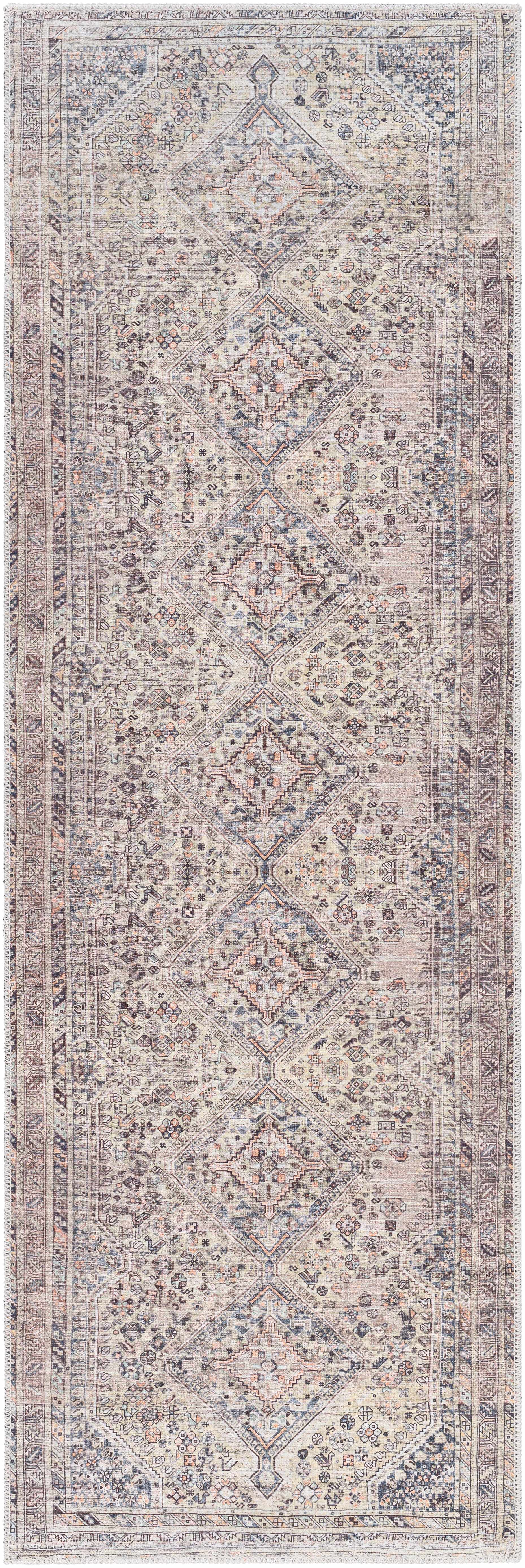 Barny Tan Washable Rug - Decor Addict, LLC