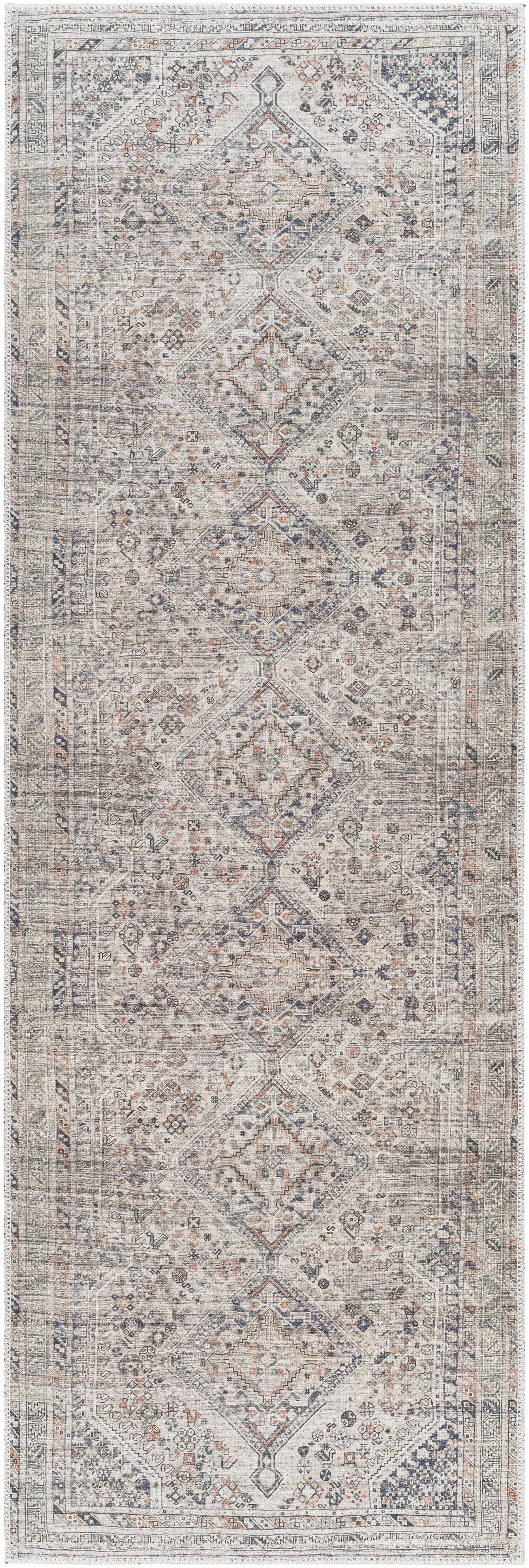 Barny Beige Washable Area Rug - Decor Addict, LLC