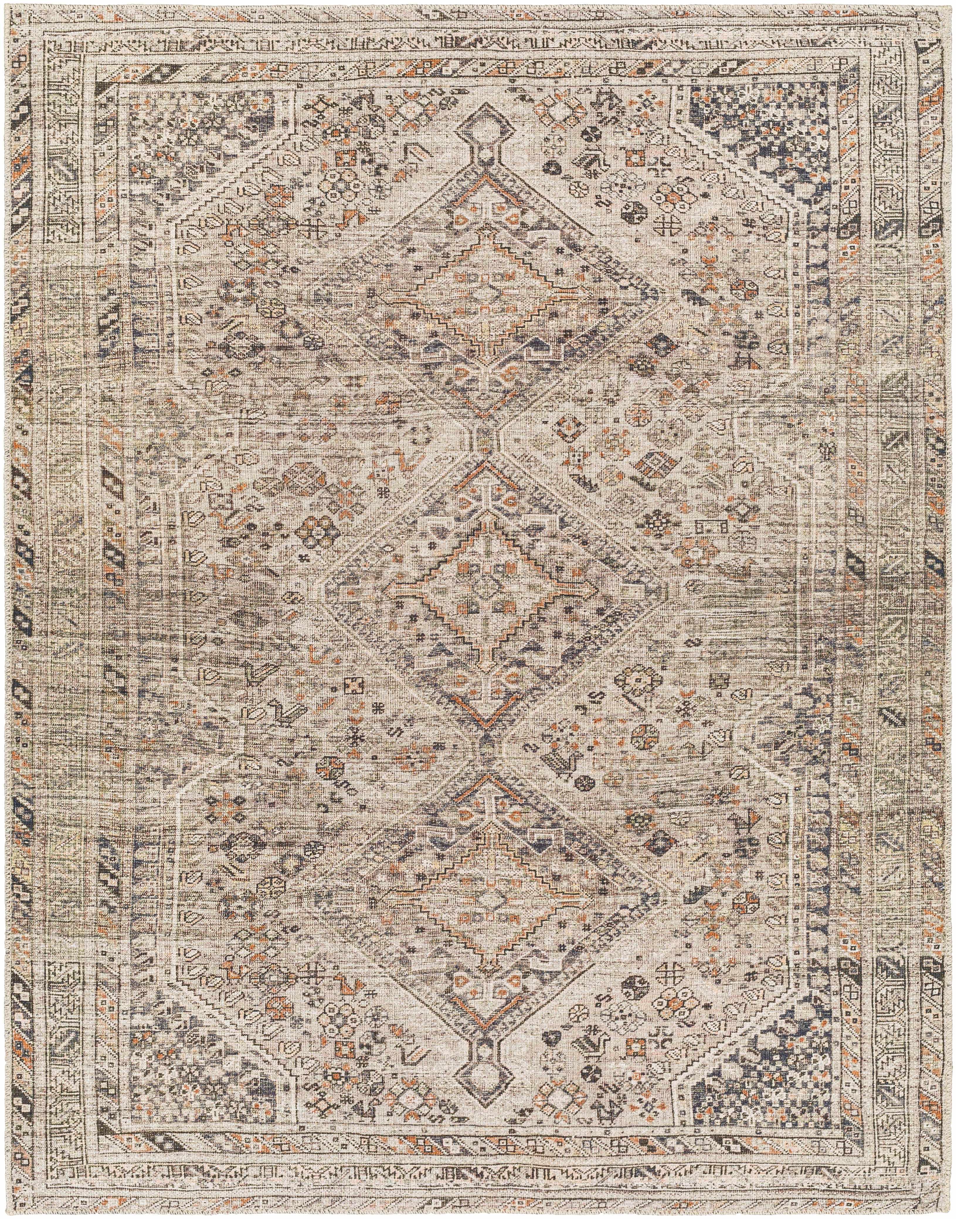 Barny Beige Washable Area Rug - Decor Addict, LLC