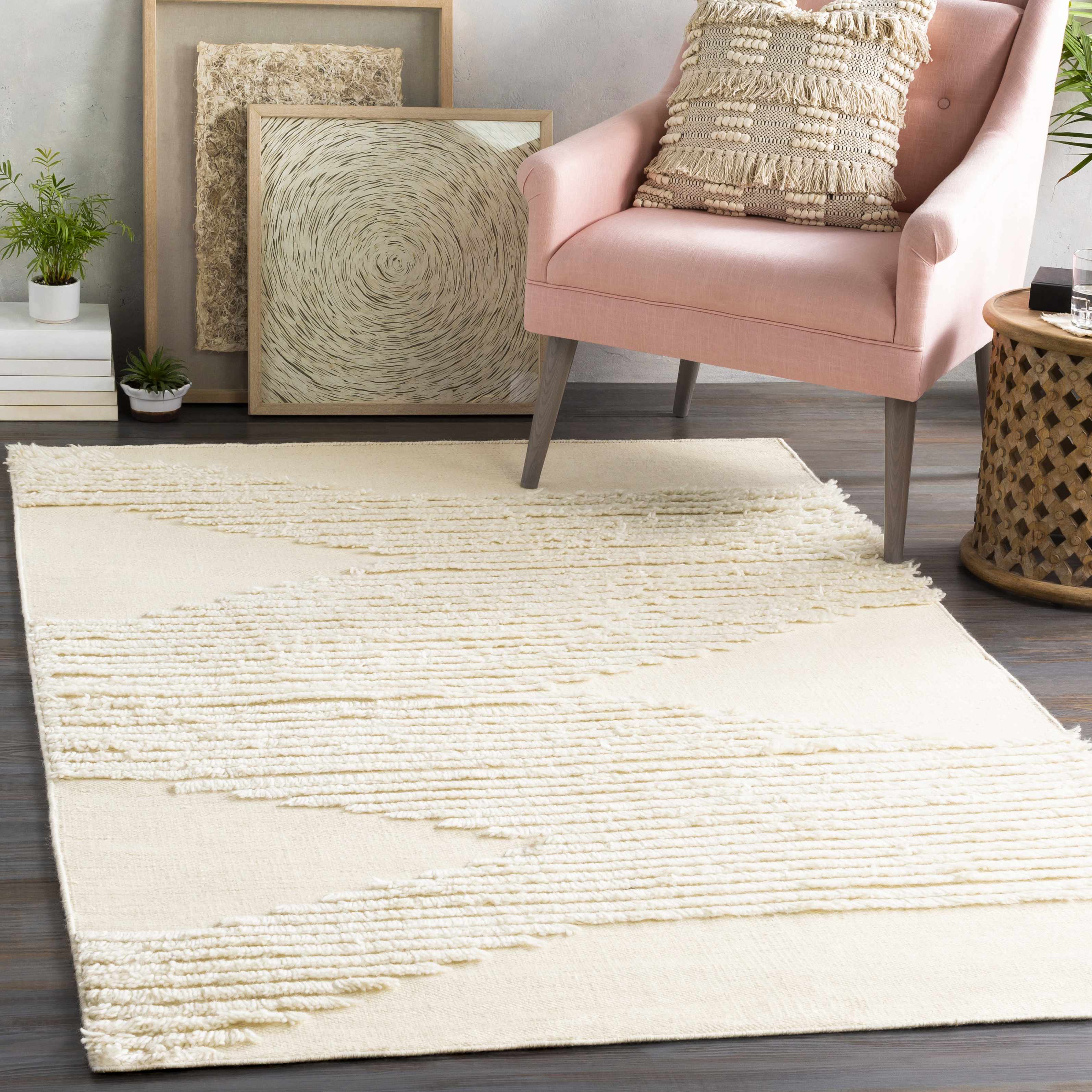 Wooda Wool Area Rug - Decor Addict, LLC