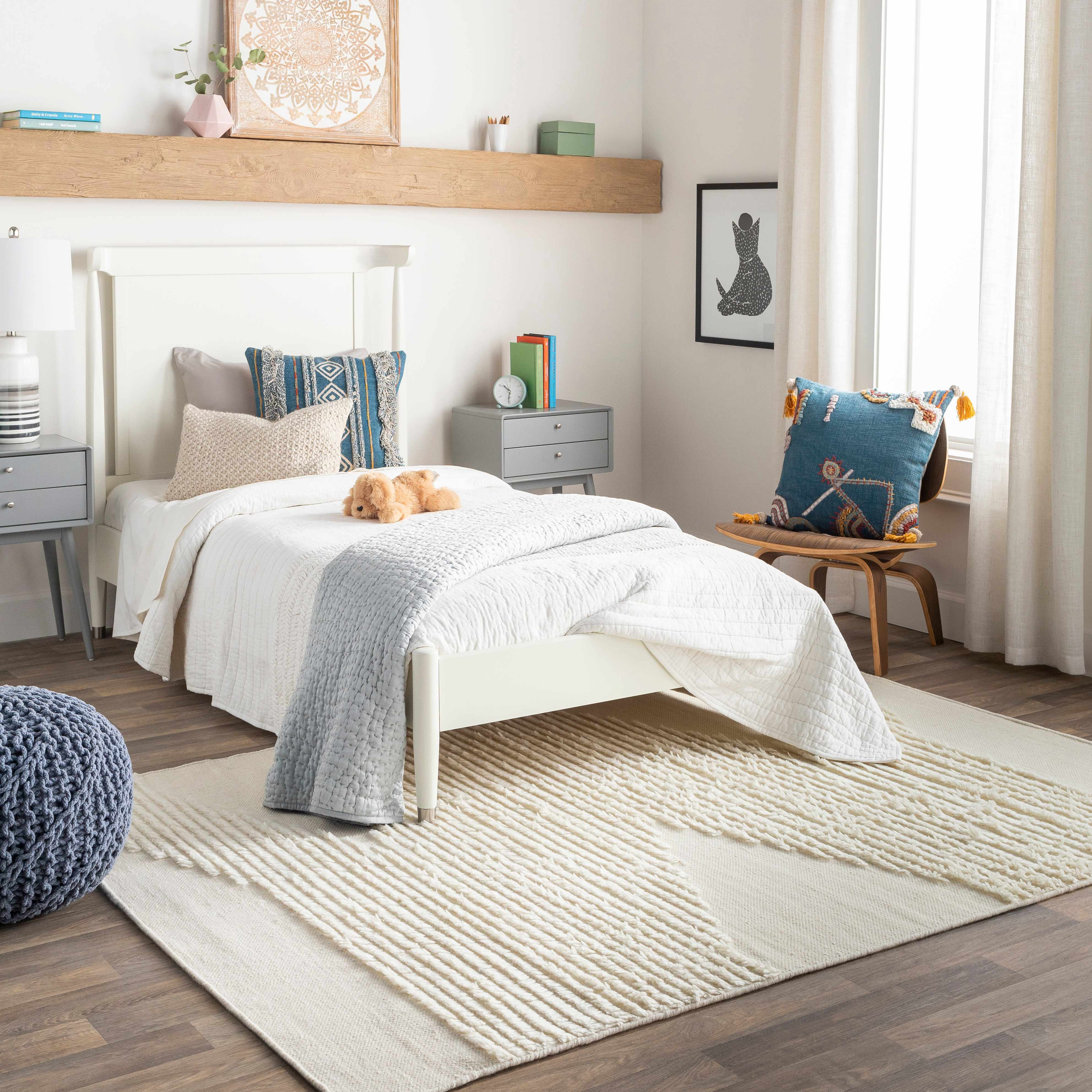 Wooda Wool Area Rug - Decor Addict, LLC