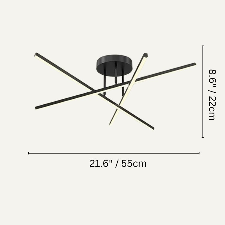 Arosh Ceiling Light - Decor Addict, LLC