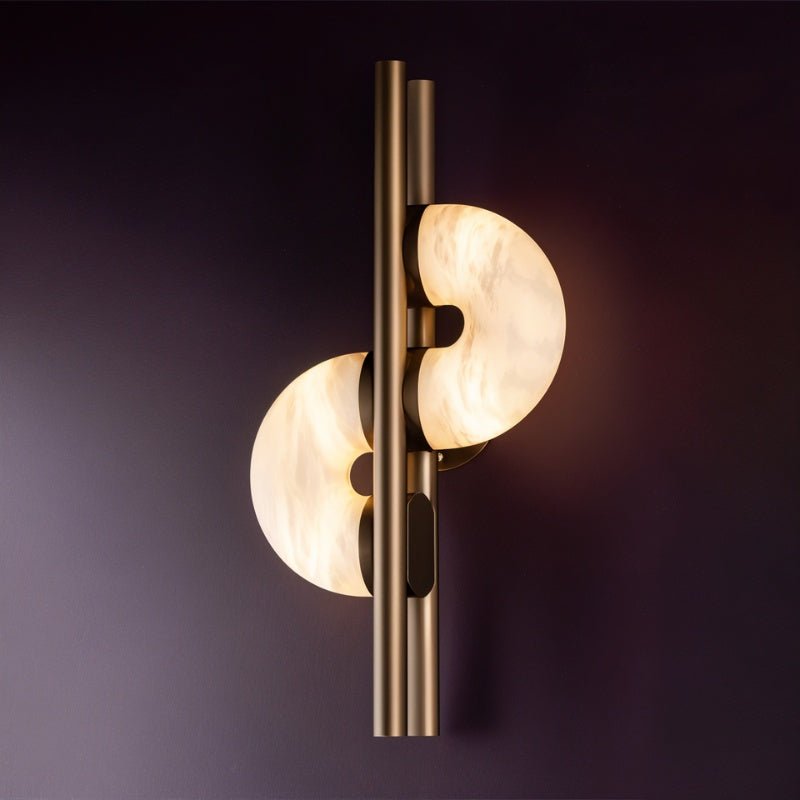 Arya Alabaster Wall Lamp - Decor Addict, LLC