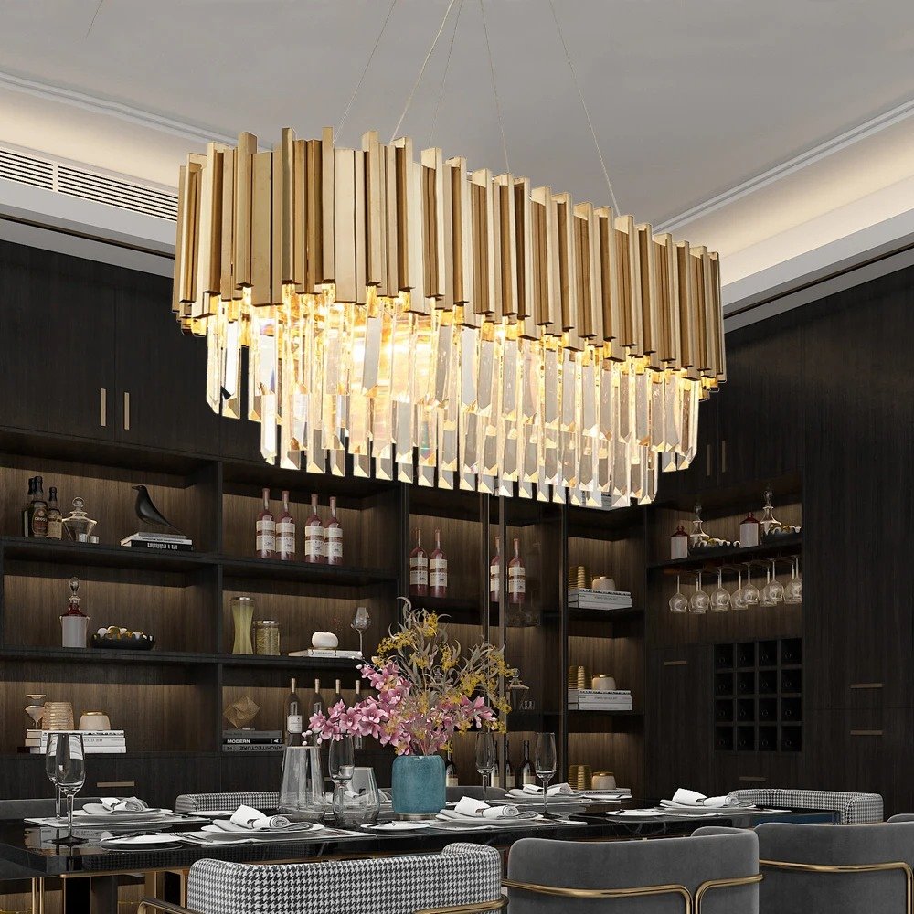 Astralis Oval Chandelier - Decor Addict, LLC