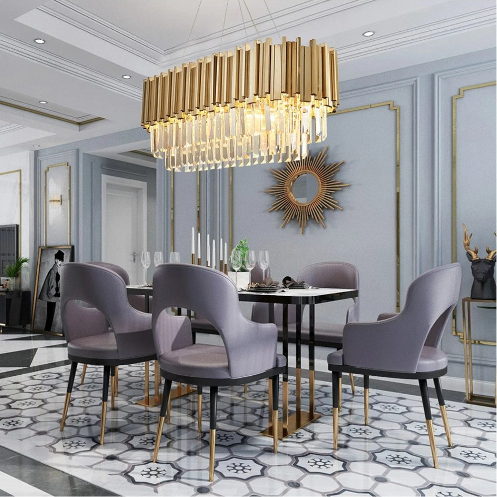 Astralis Oval Chandelier - Decor Addict, LLC