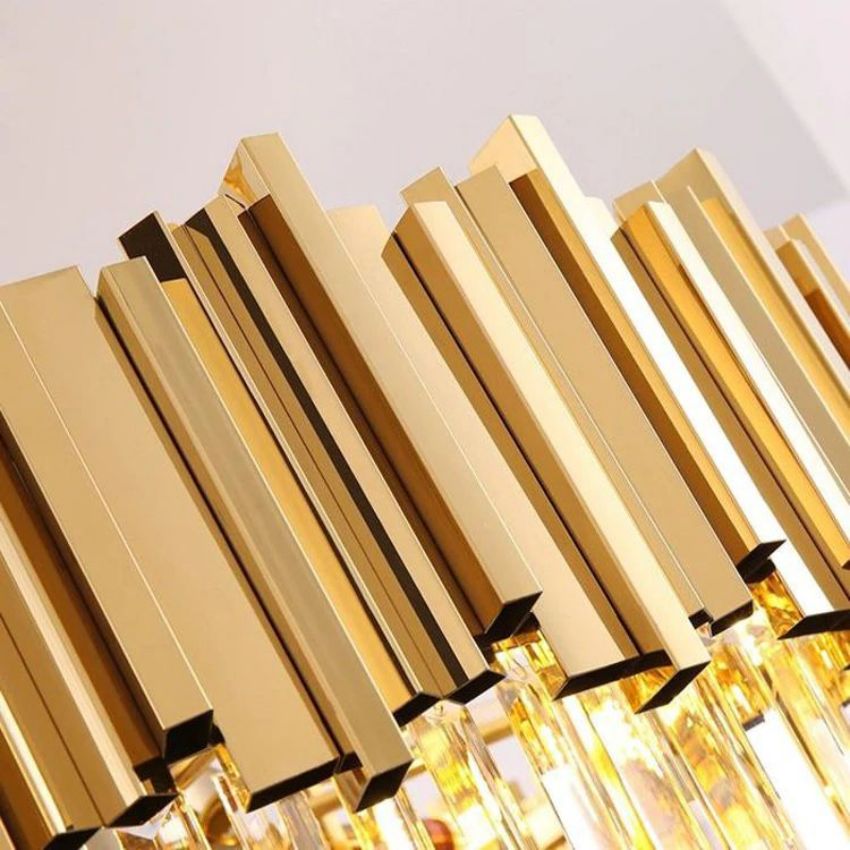 Astralis Round Flush Mount Chandelier - Decor Addict, LLC