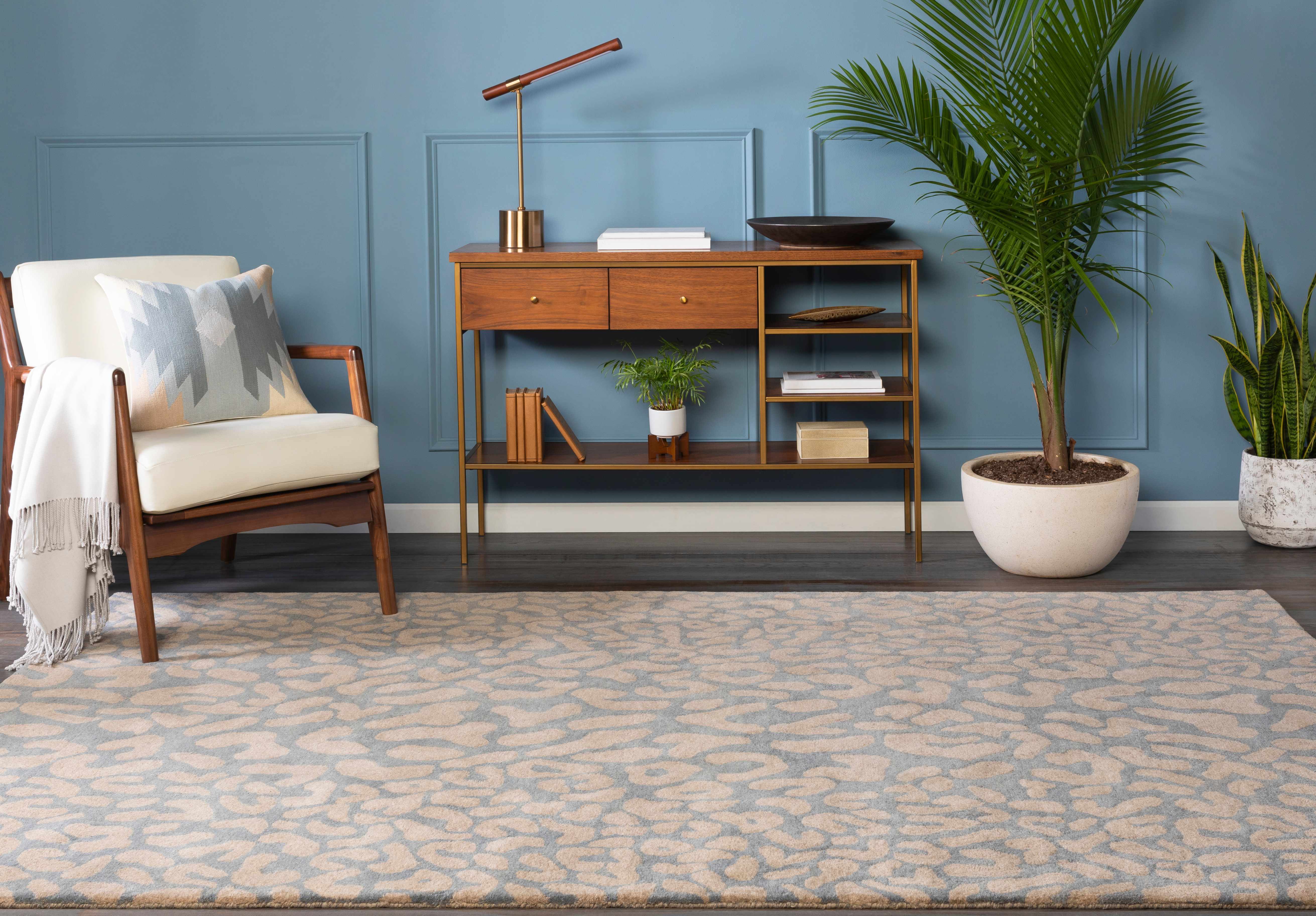 Curwensville Leopard Print Area Rug - Decor Addict, LLC