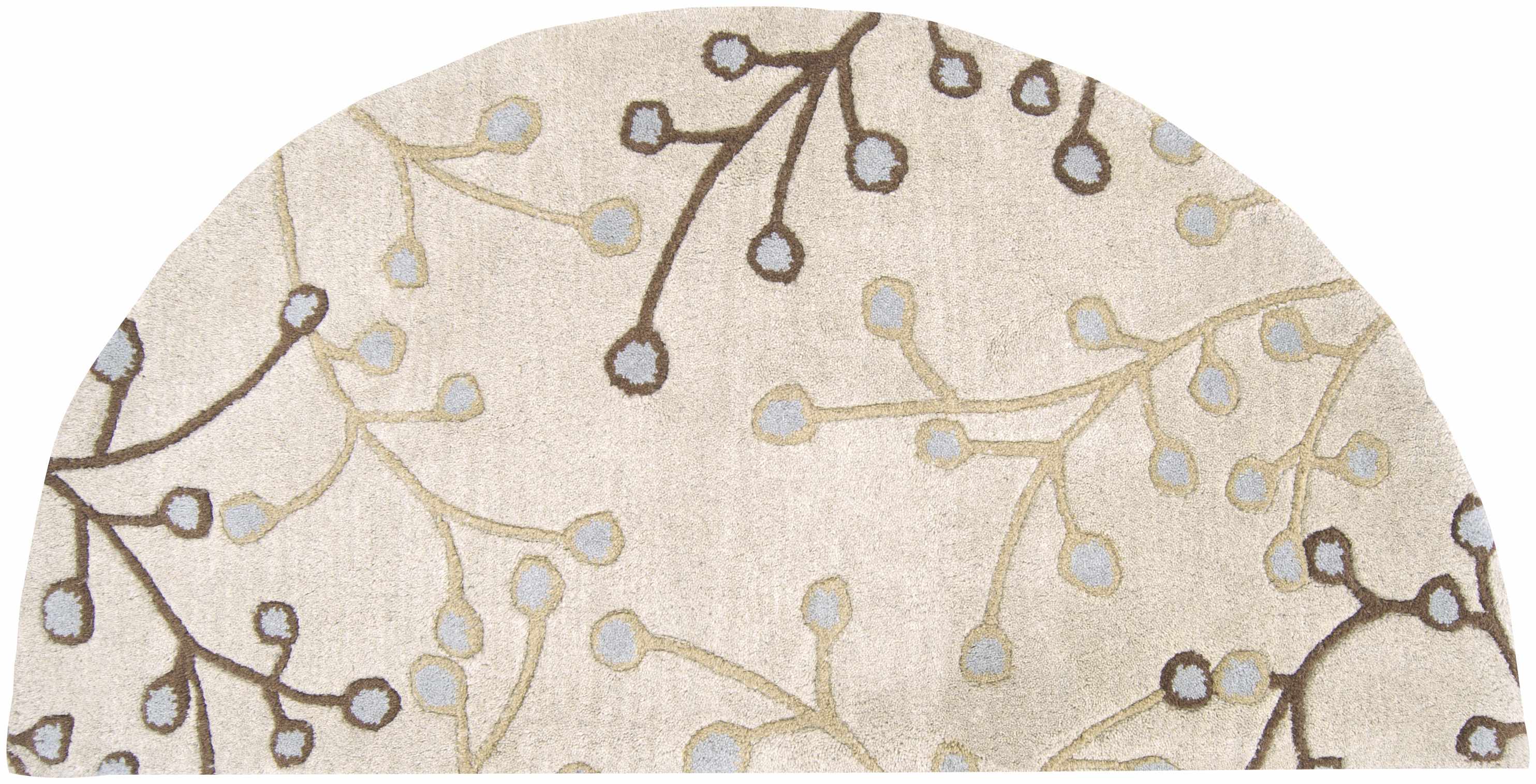 Elsu Beige&Gray Wool Rug - Decor Addict, LLC