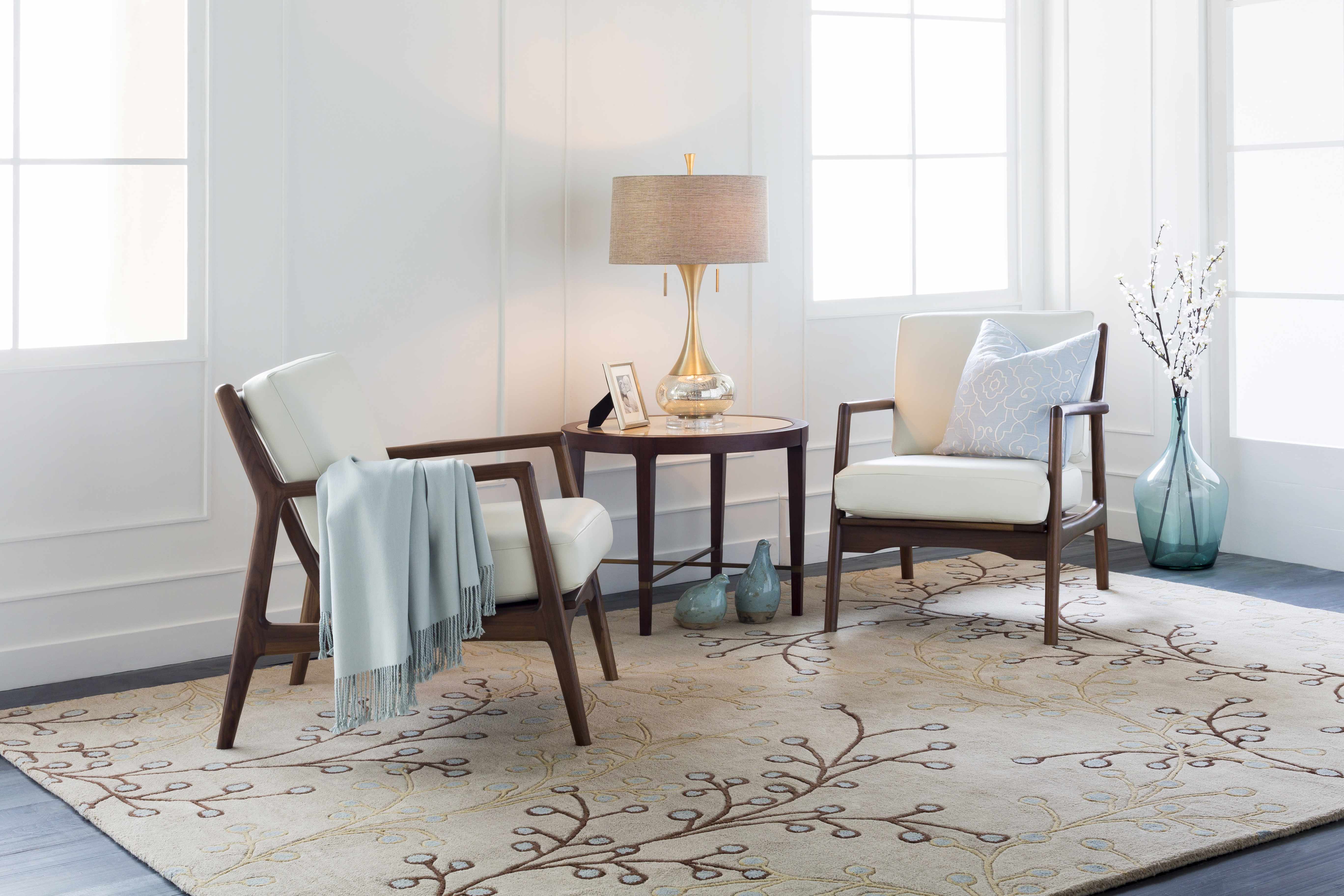 Elsu Beige&Gray Wool Rug - Decor Addict, LLC