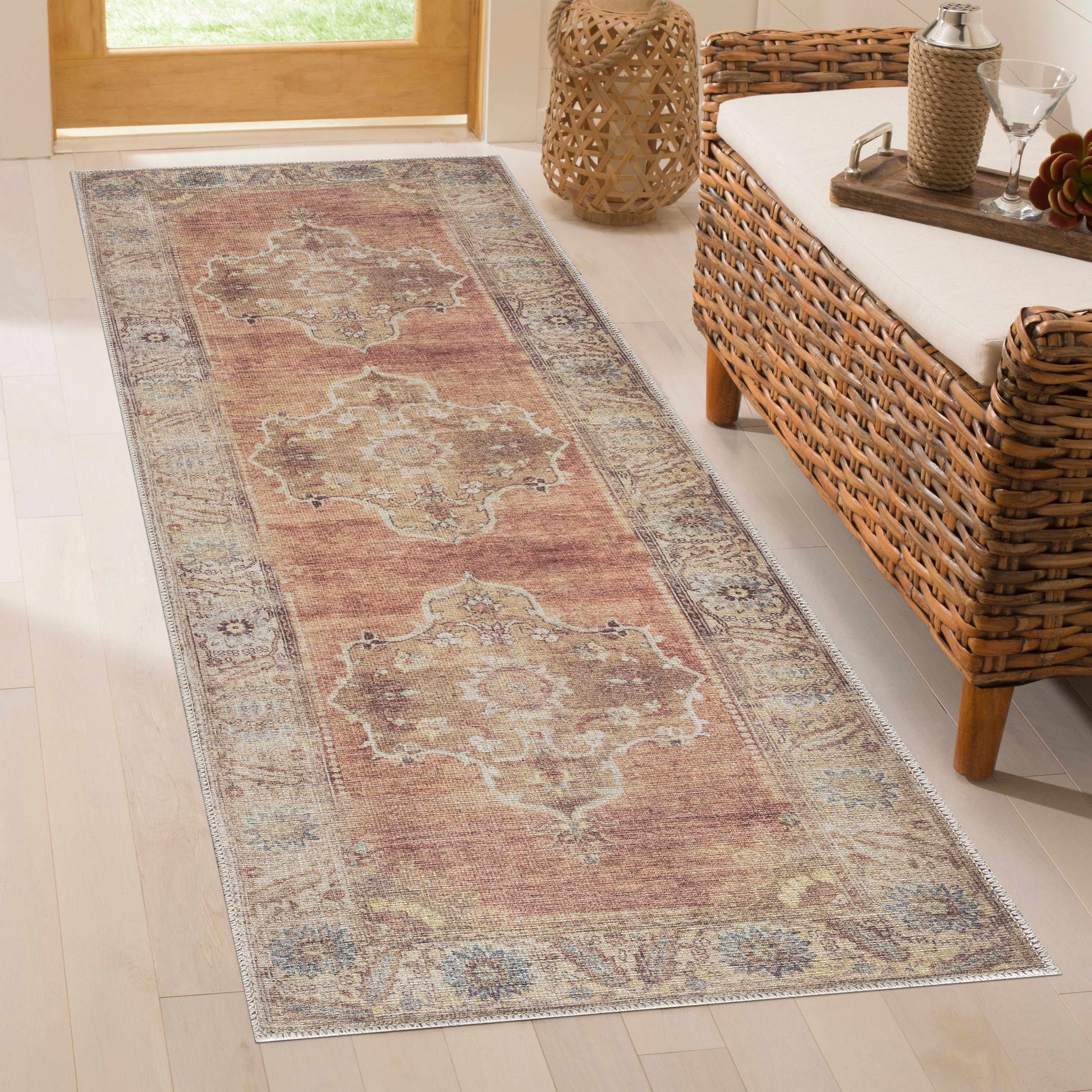 Powhatan Washable Thin Rug - Decor Addict, LLC