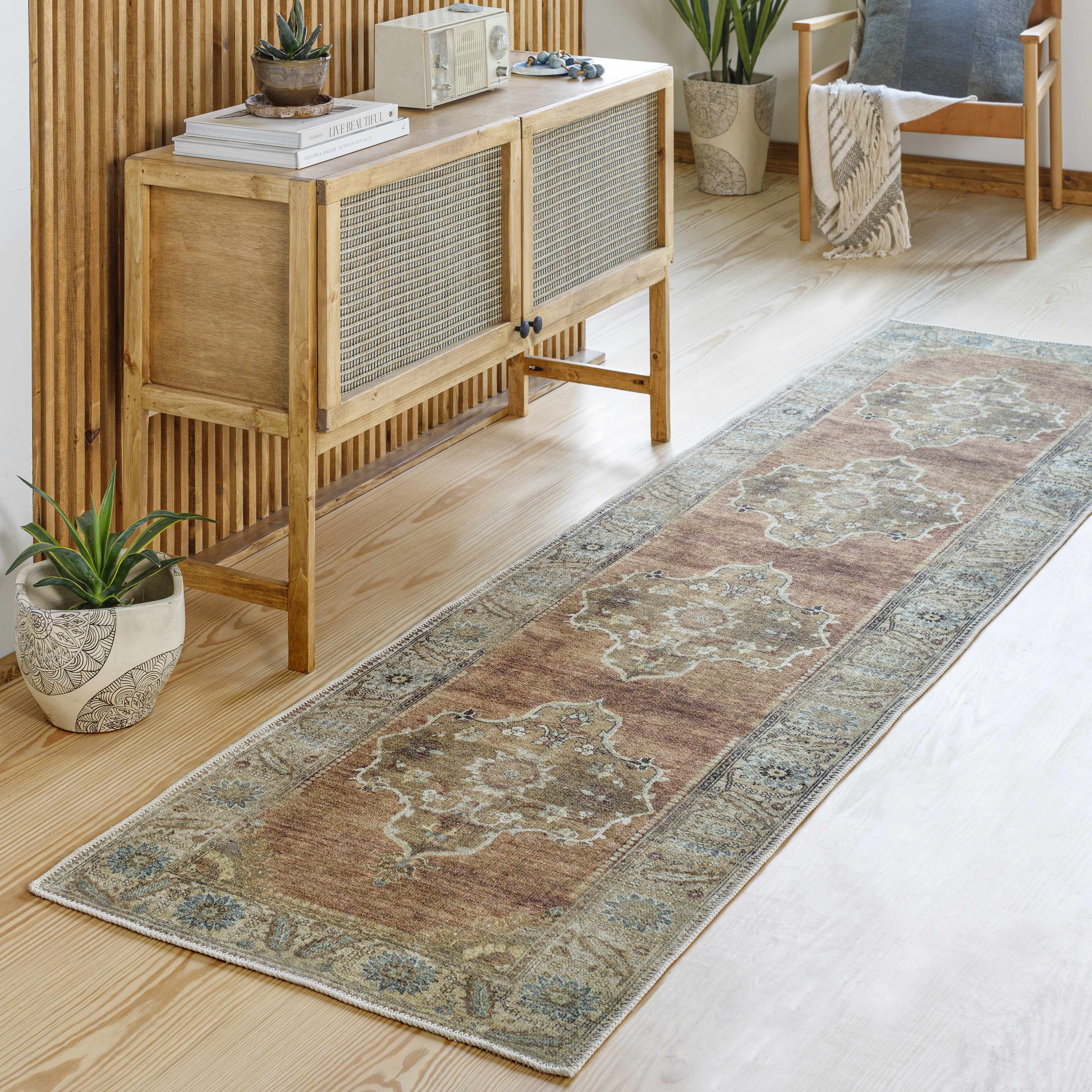 Powhatan Washable Thin Rug - Decor Addict, LLC