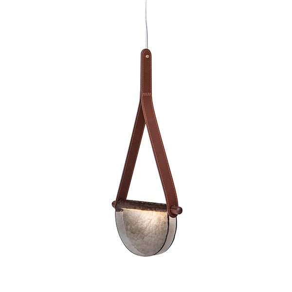Avgi Leather Pendant Light - Decor Addict, LLC